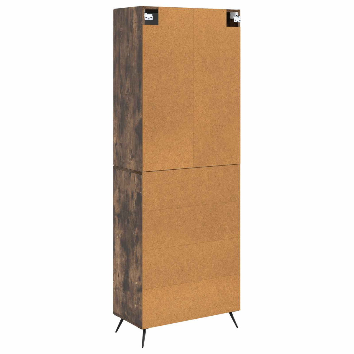 Cabinet Set 2 pcs Smoked Oak 66 x 34.5 x 90 cm Engineered Wood
