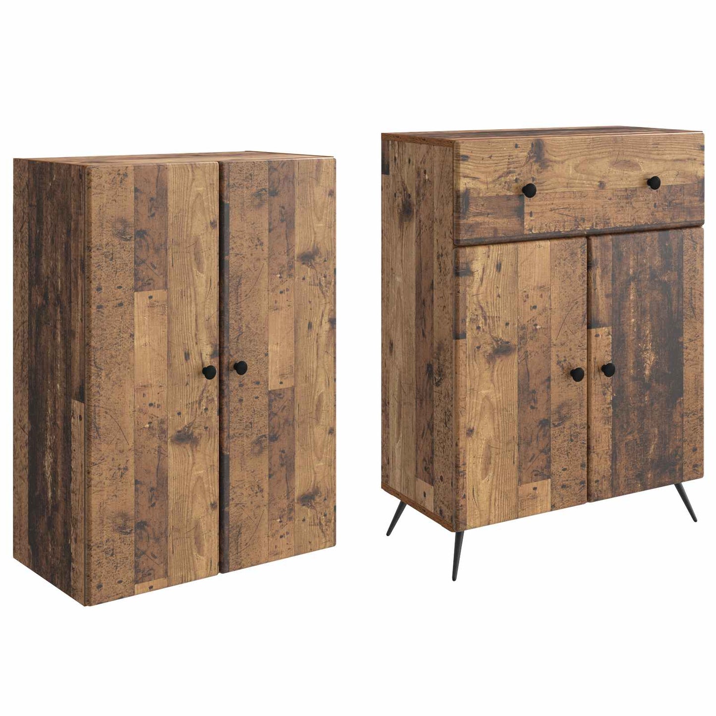 2 pcs Old Wood