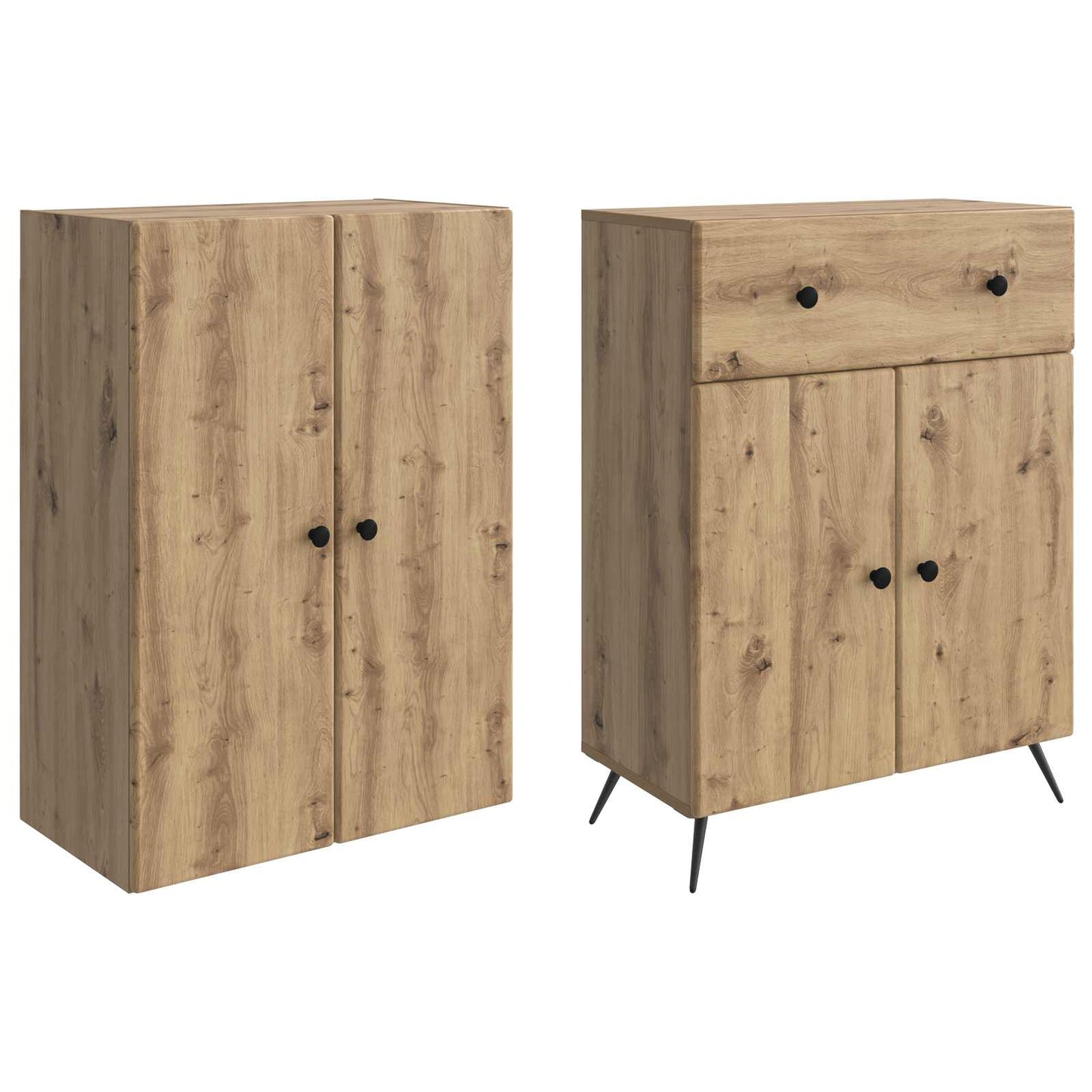 2 pcs Artisan Oak