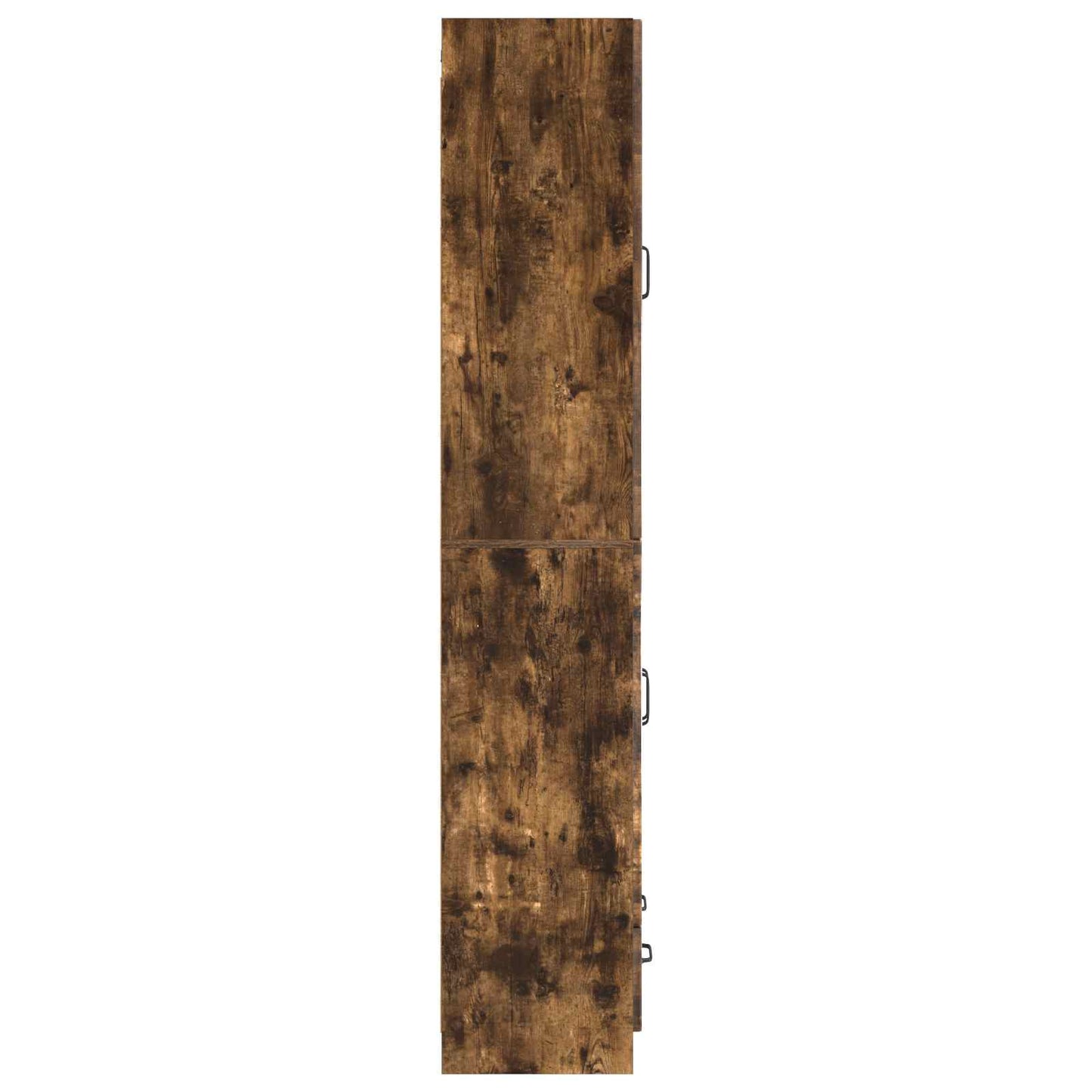 Cabinet Set 2 pcs Smoked Oak Engineered Wood