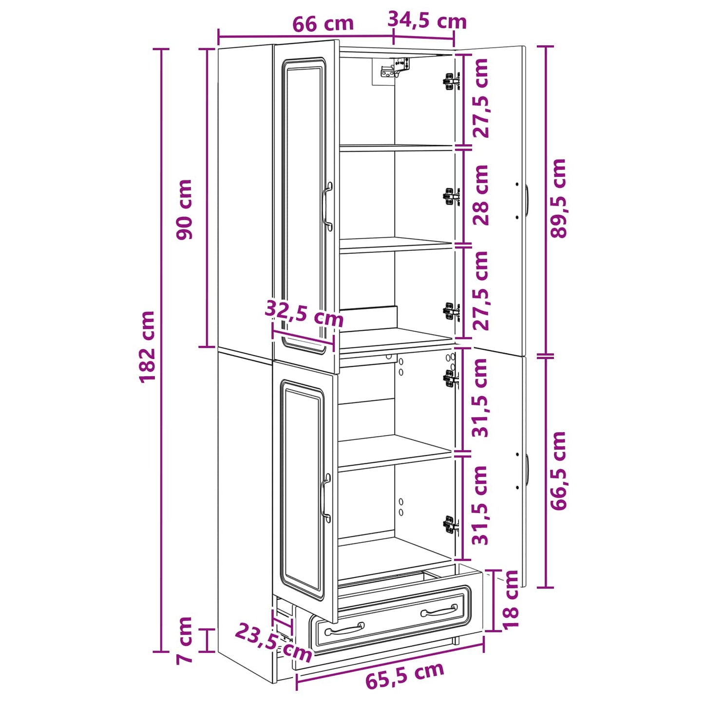 Cabinet Set 2 pcs Grey Sonoma Engineered Wood