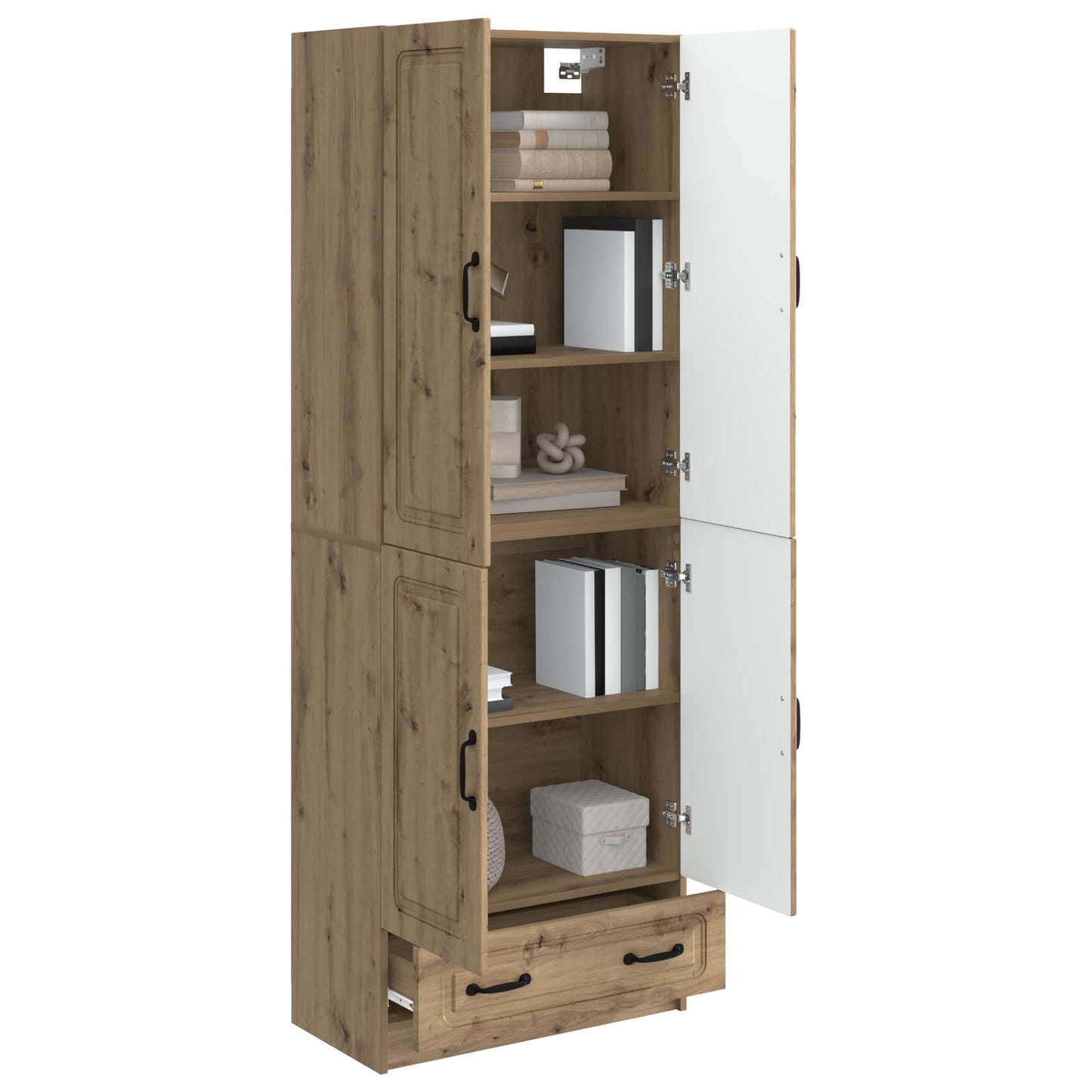 Cabinet Set 2 pcs Artisan Oak Engineered Wood