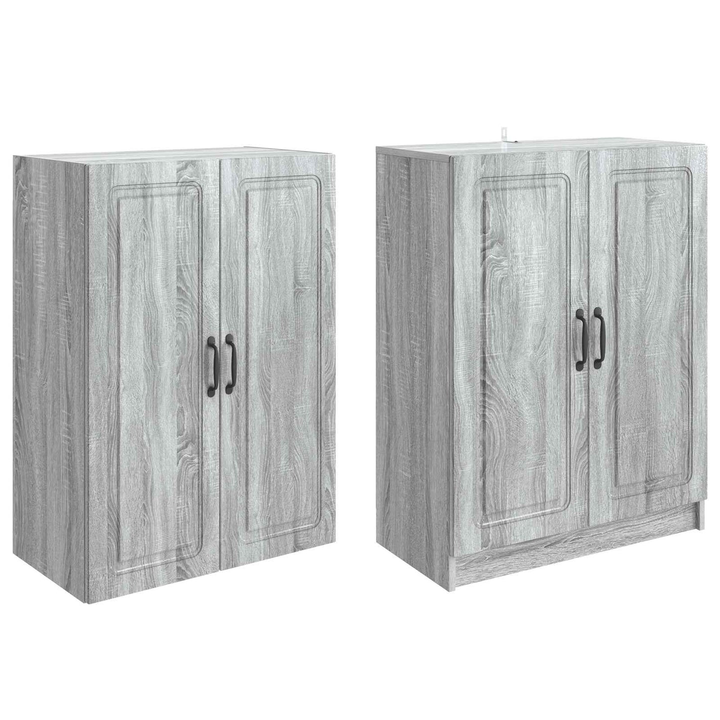 Cabinet Set 2 pcs Engineered Wood