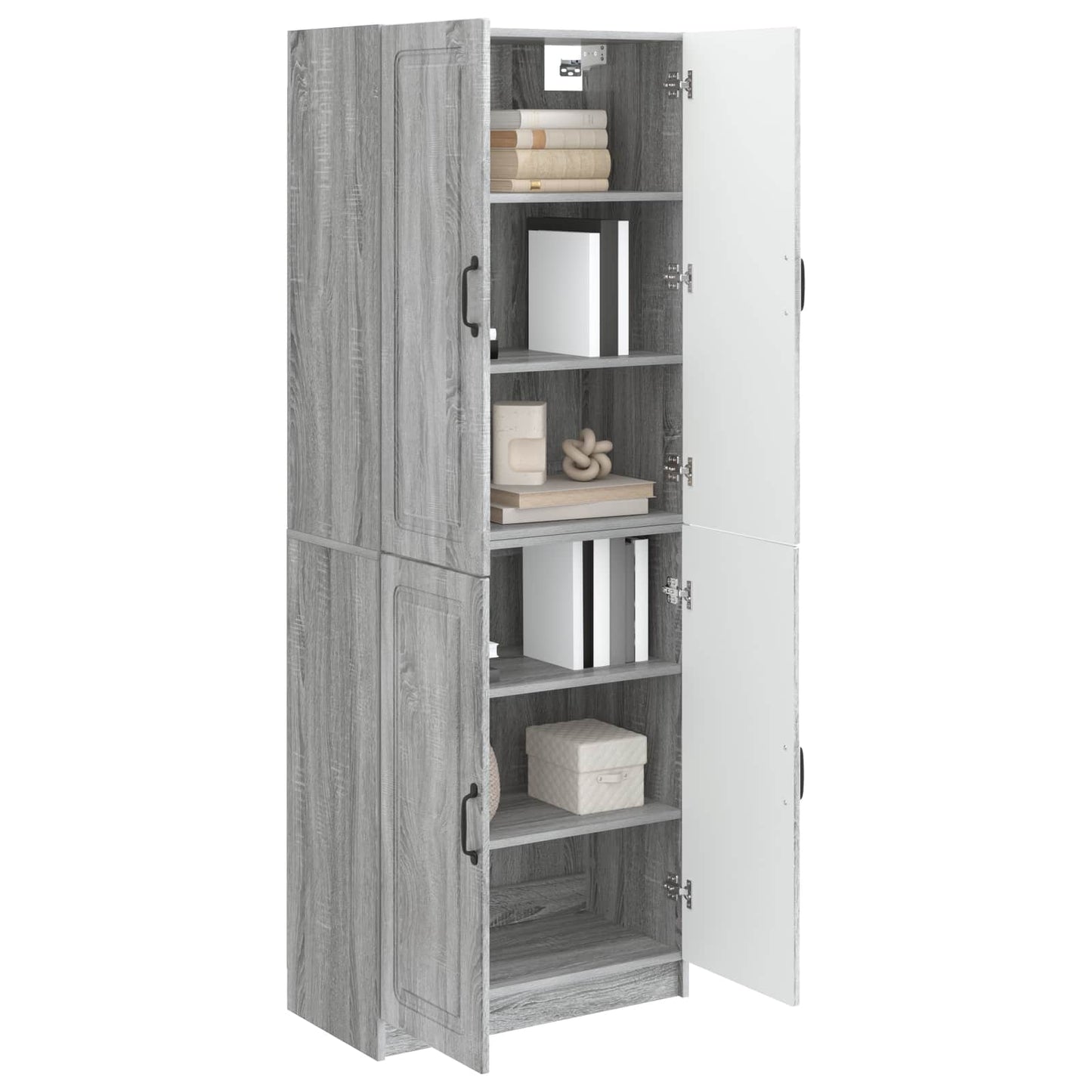 Cabinet Set 2 pcs Engineered Wood