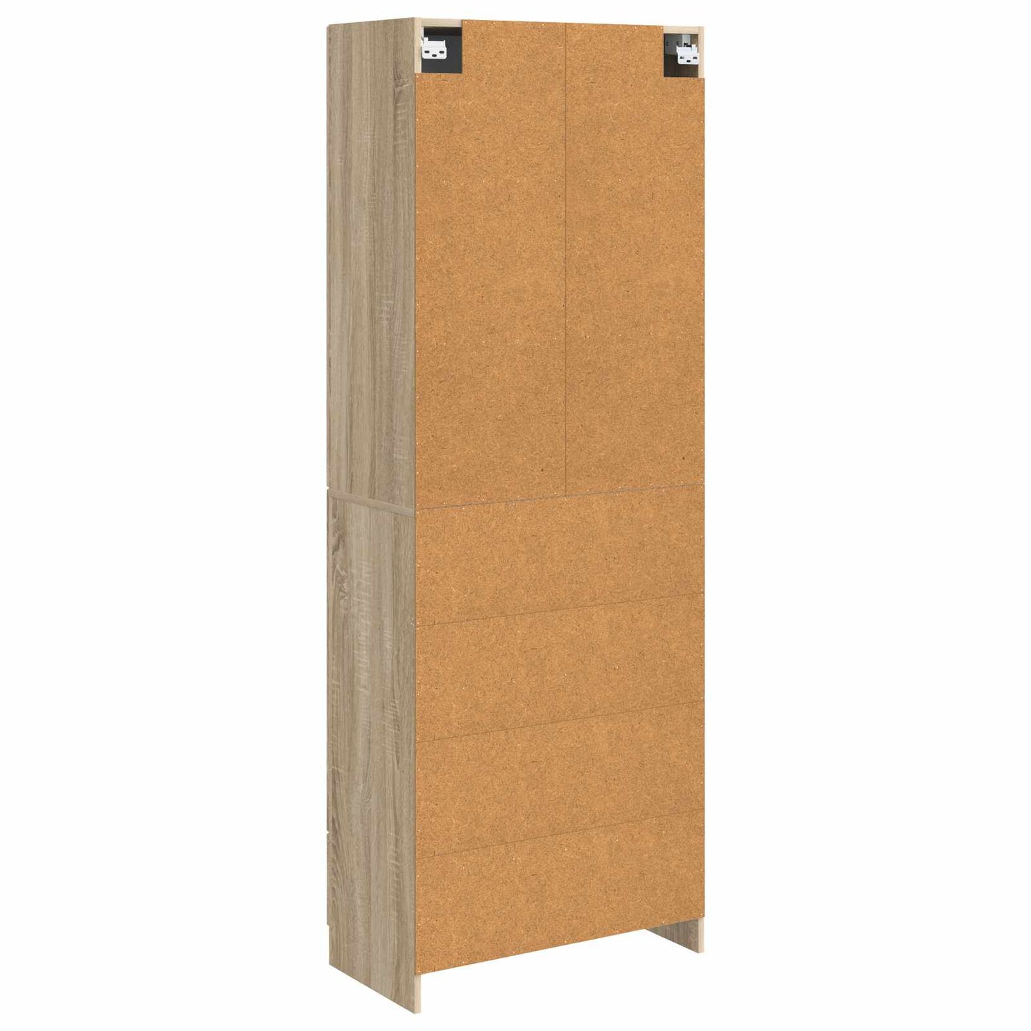 Cabinet Set 2 pcs 66 x 34.5 x 87 cm Engineered Wood Sonoma Oak
