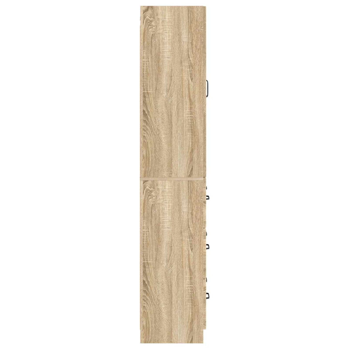 Cabinet Set 2 pcs 66 x 34.5 x 87 cm Engineered Wood Sonoma Oak