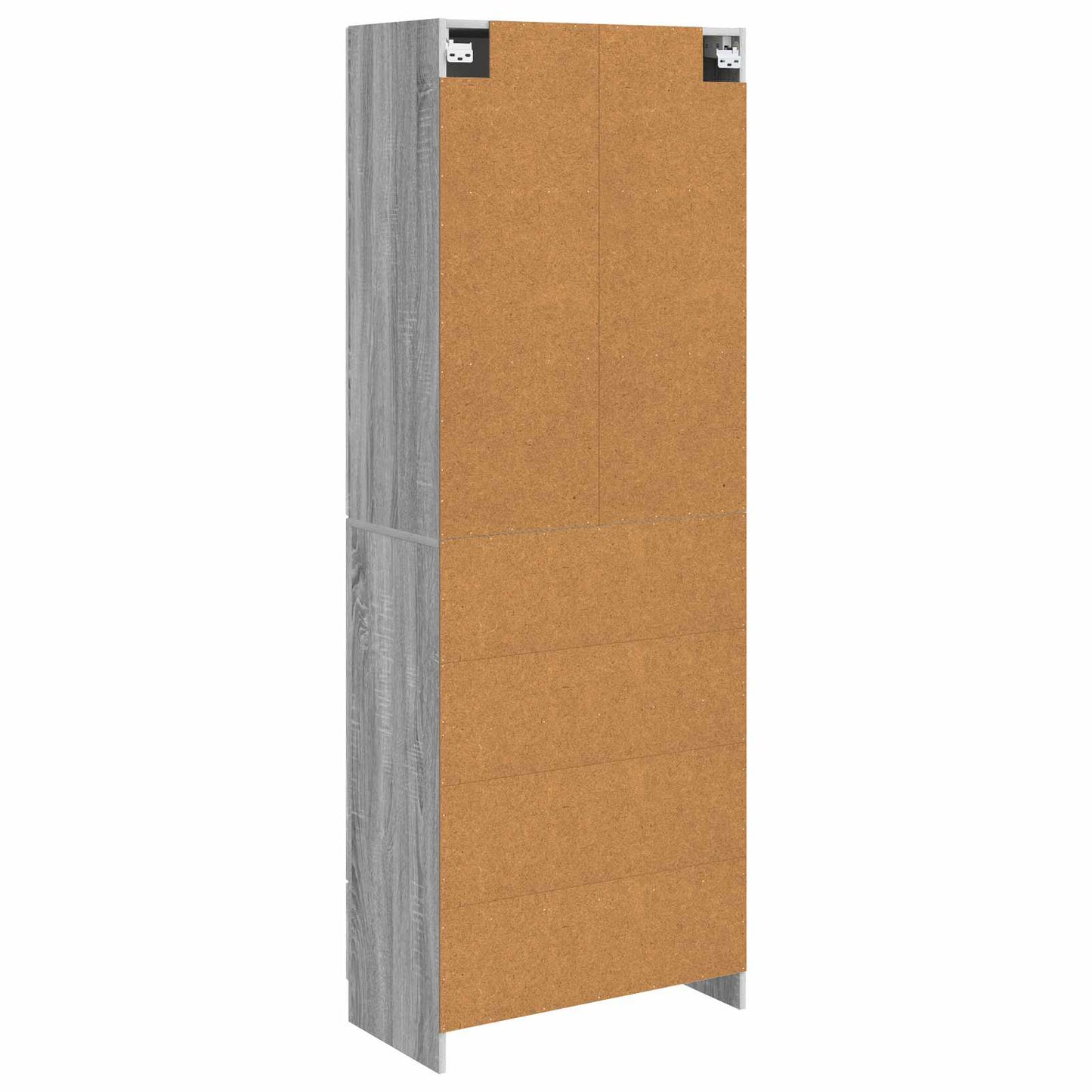 Cabinet Set 2 pcs Grey Sonoma 66 x 34.5 x 87 cm Engineered Wood