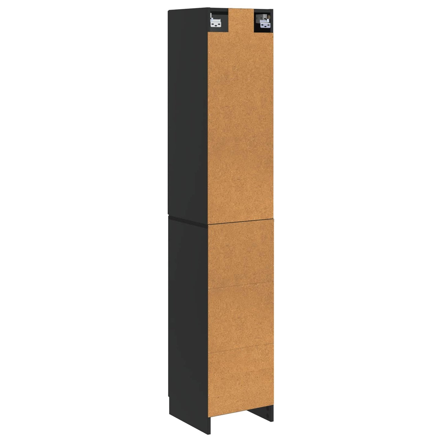 Cabinet Set 2 pcs Black 33 x 34.5 x 87 cm Engineered Wood