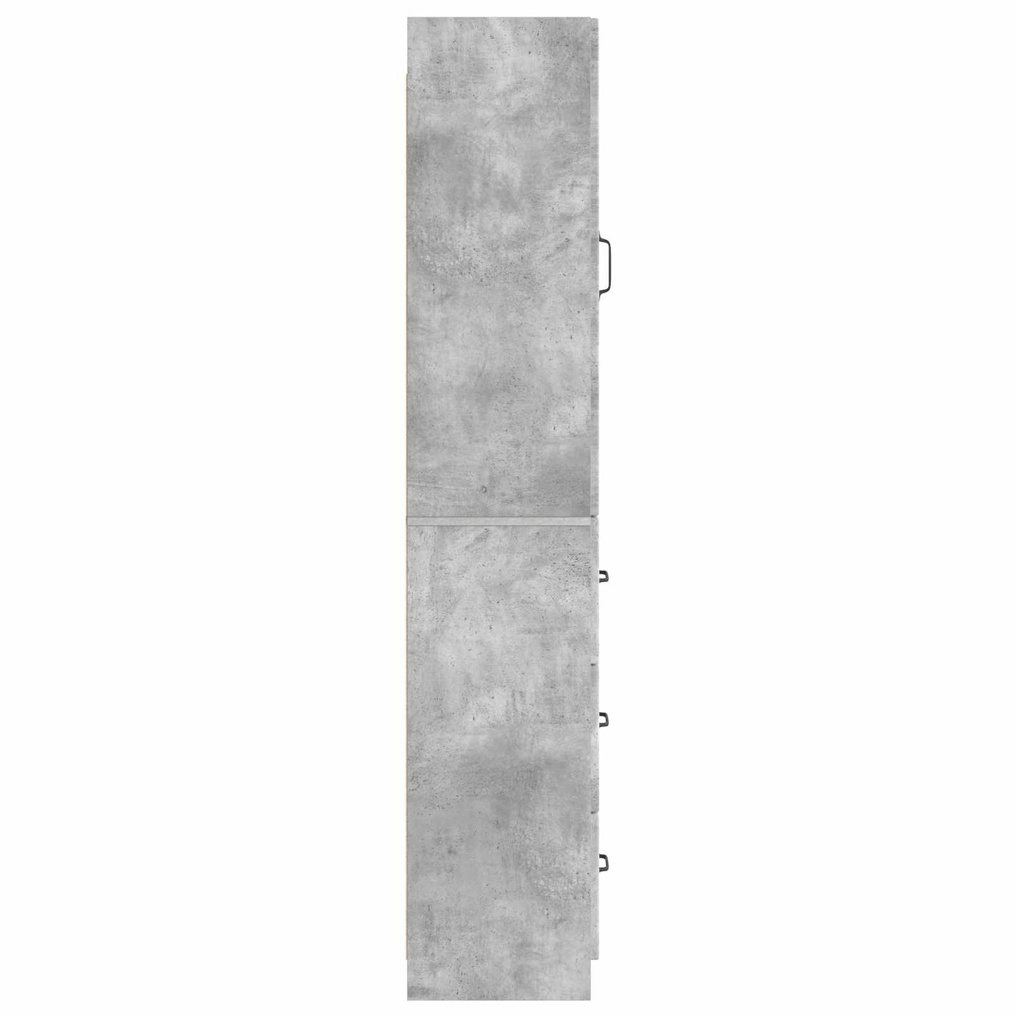 Cabinet Set 2 pcs Concrete Grey 33 x 34.5 x 87 cm