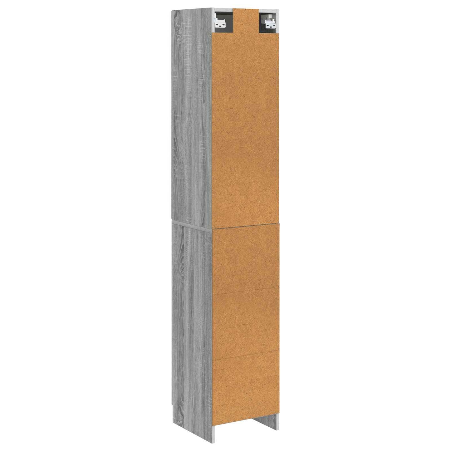 Cabinet Set 2 pcs 33 x 34.5 x 87 cm Engineered Wood Grey Sonoma