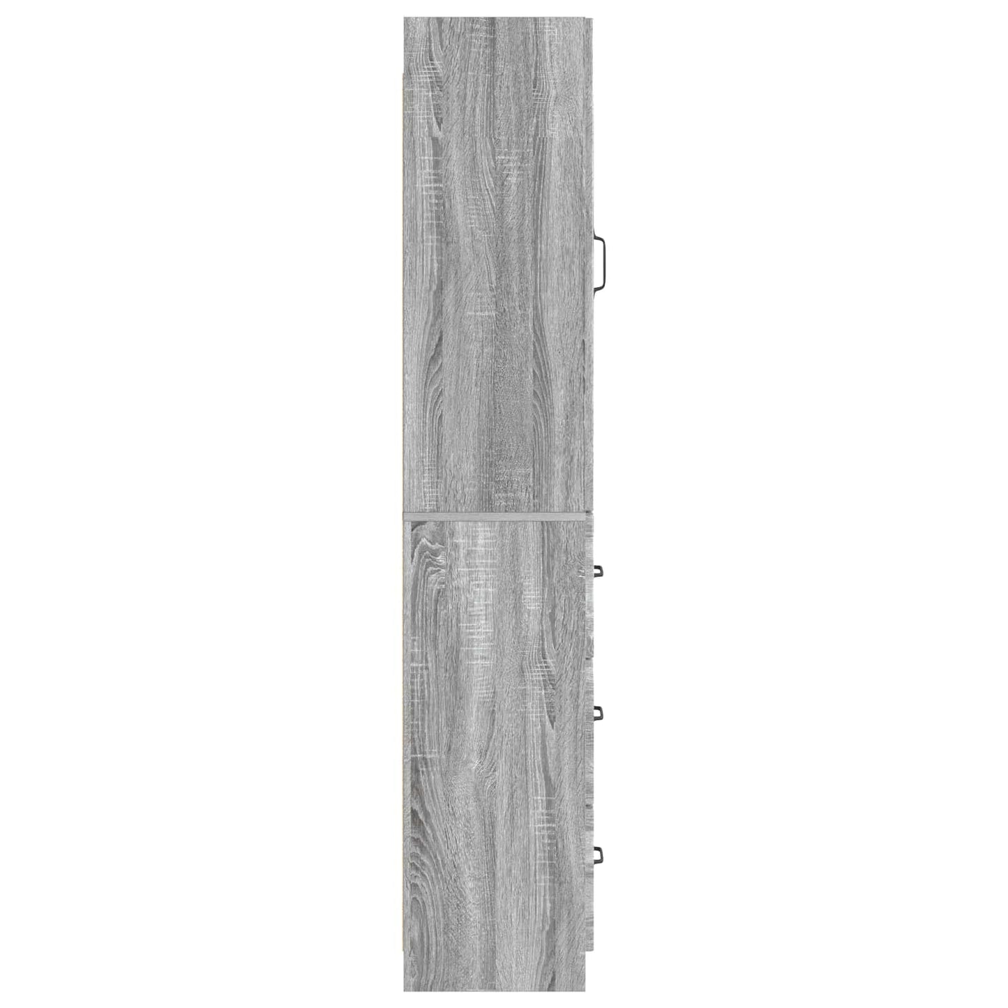 Cabinet Set 2 pcs 33 x 34.5 x 87 cm Engineered Wood Grey Sonoma