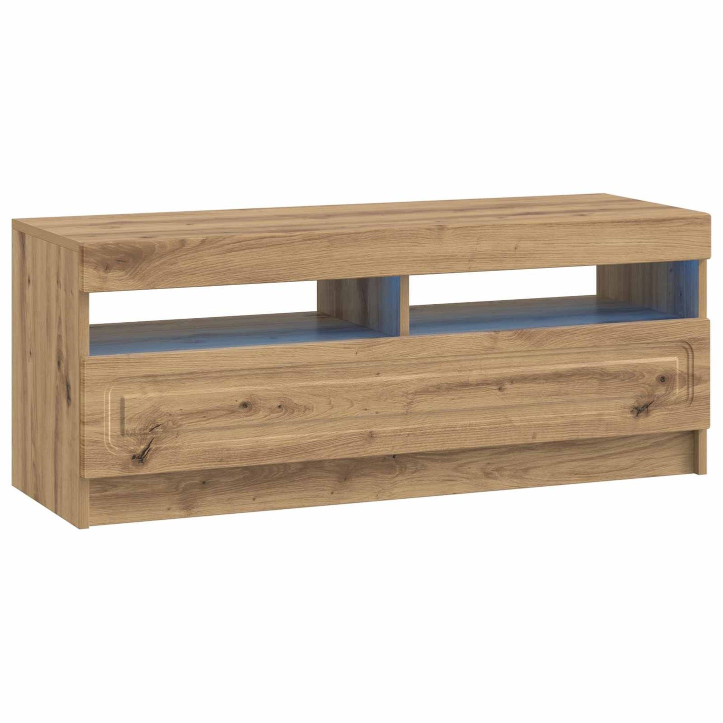 5 Piece LED TV Cabinet Artisan Oak Engineered Wood