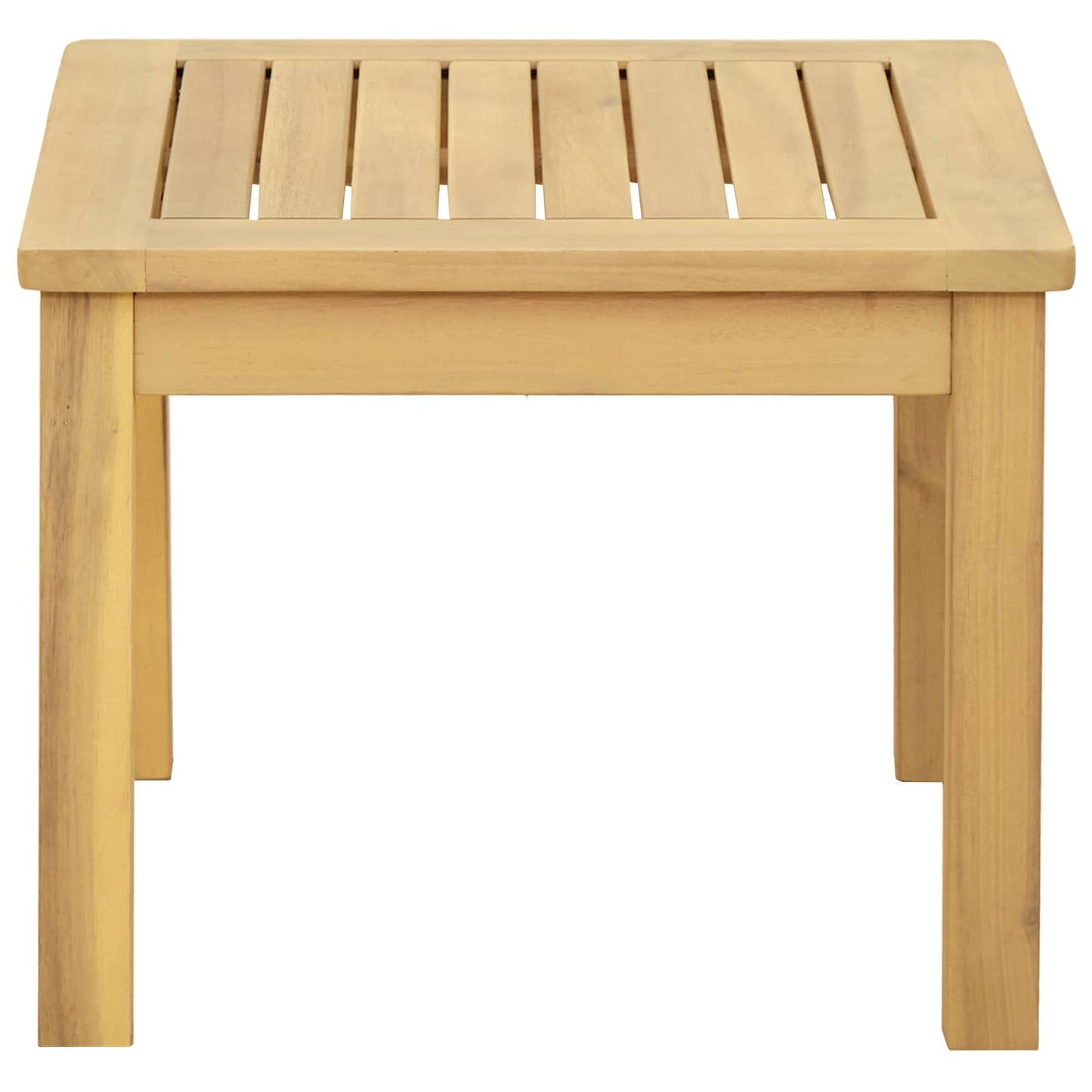 Coffee Table Light Acacia 45 x 45 x 36 cm Solid Acacia Wood