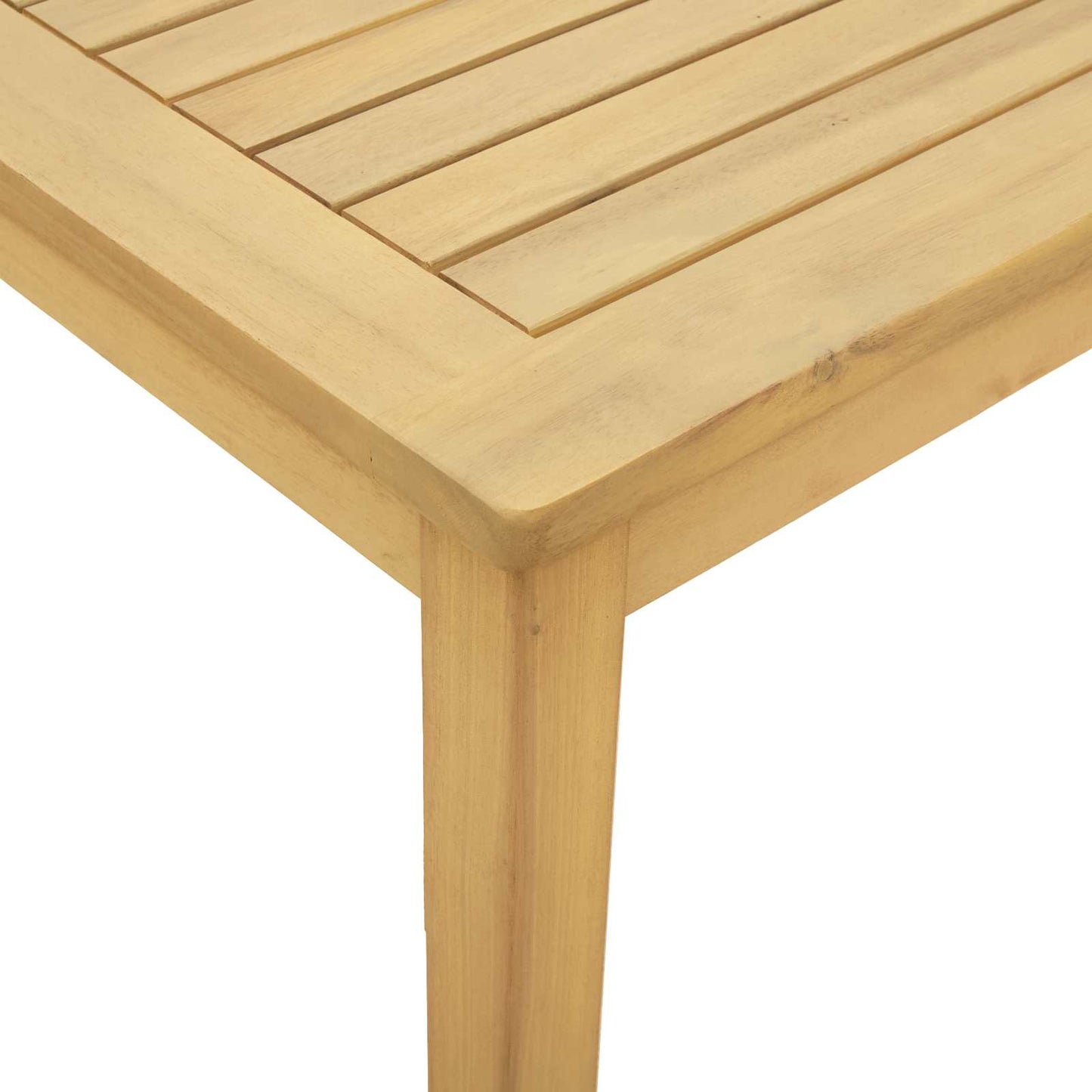 Coffee Table Light Acacia 60 x 60 x 36 cm Solid Acacia Wood
