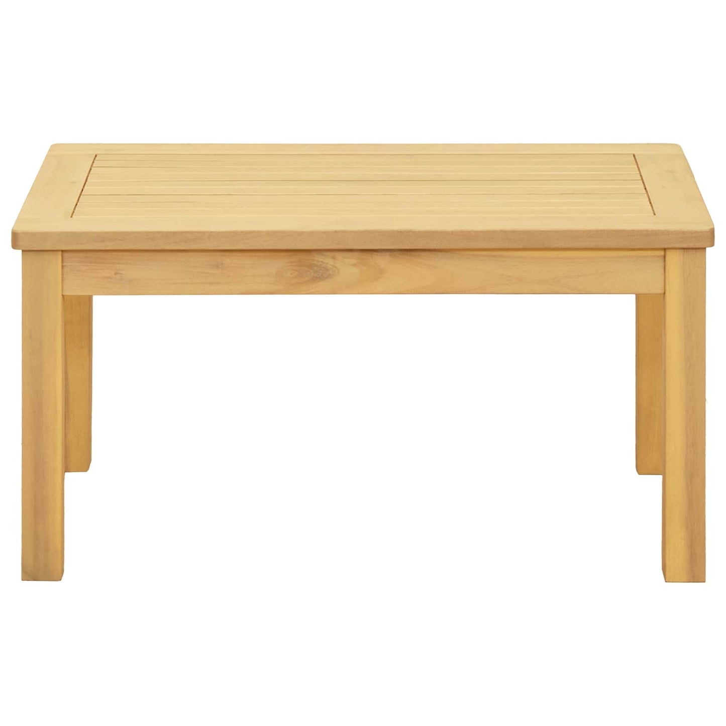 Coffee Table Light Acacia 70 x 40 x 36 cm Solid Acacia Wood