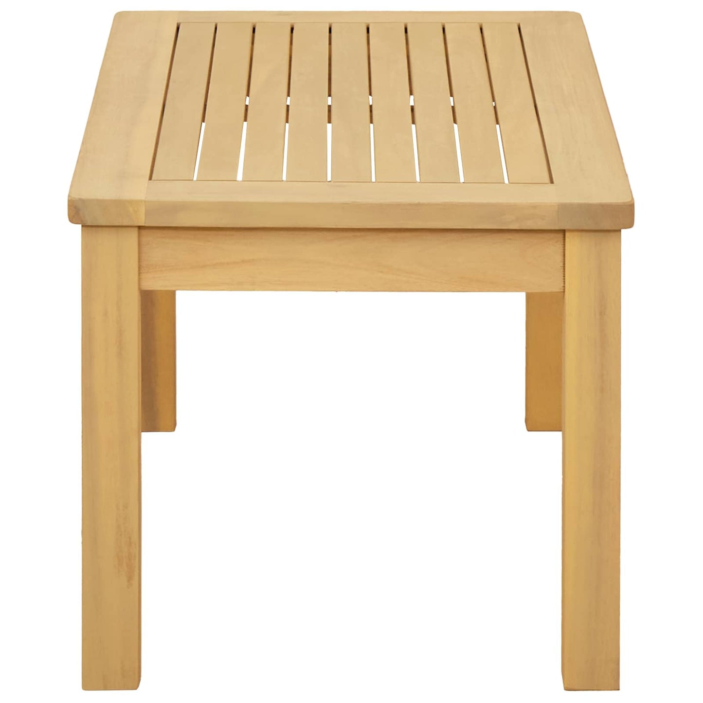 Coffee Table Light Acacia 70 x 40 x 36 cm Solid Acacia Wood