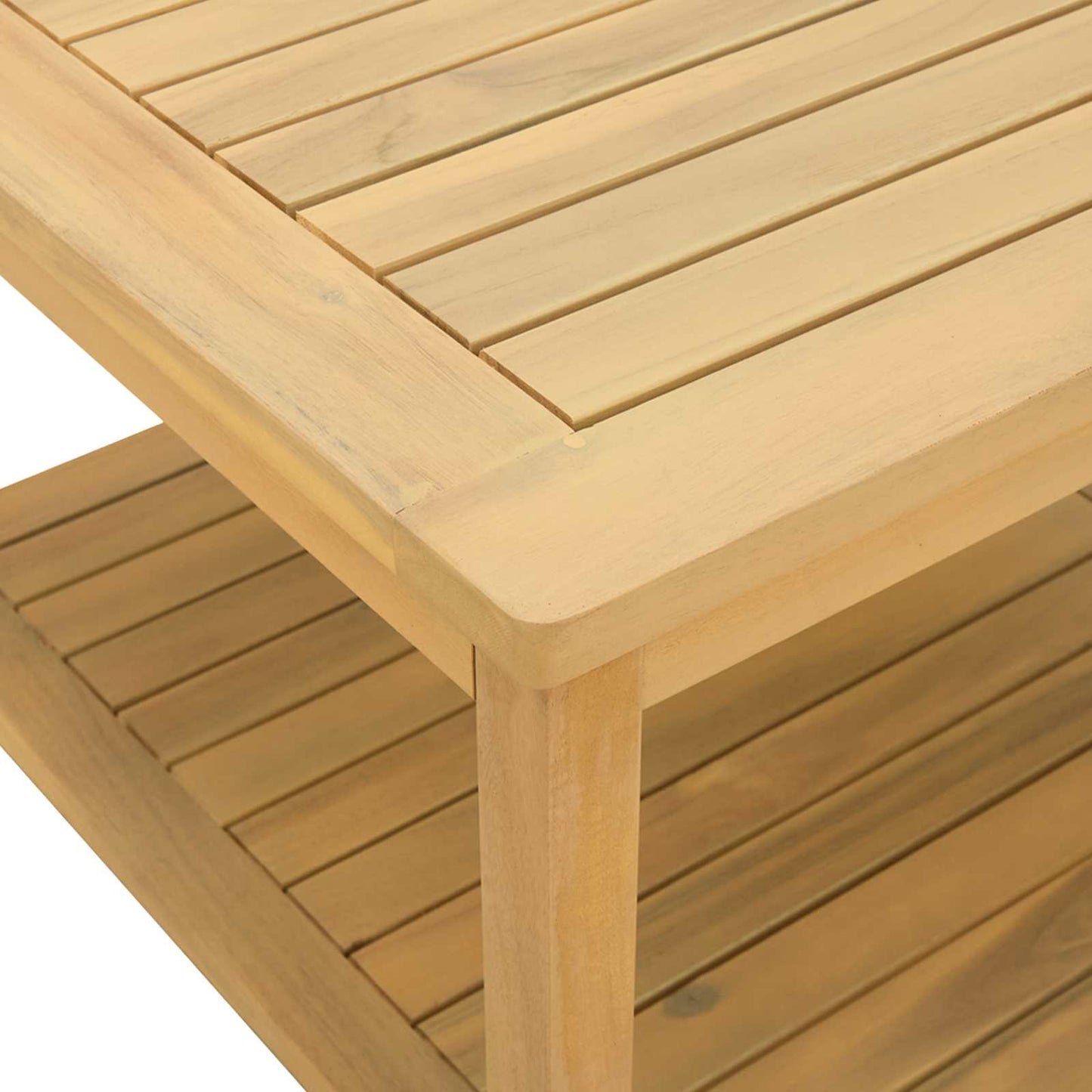 Side Table Oil Natural 50 x 35 x 45 cm Solid Acacia Wood