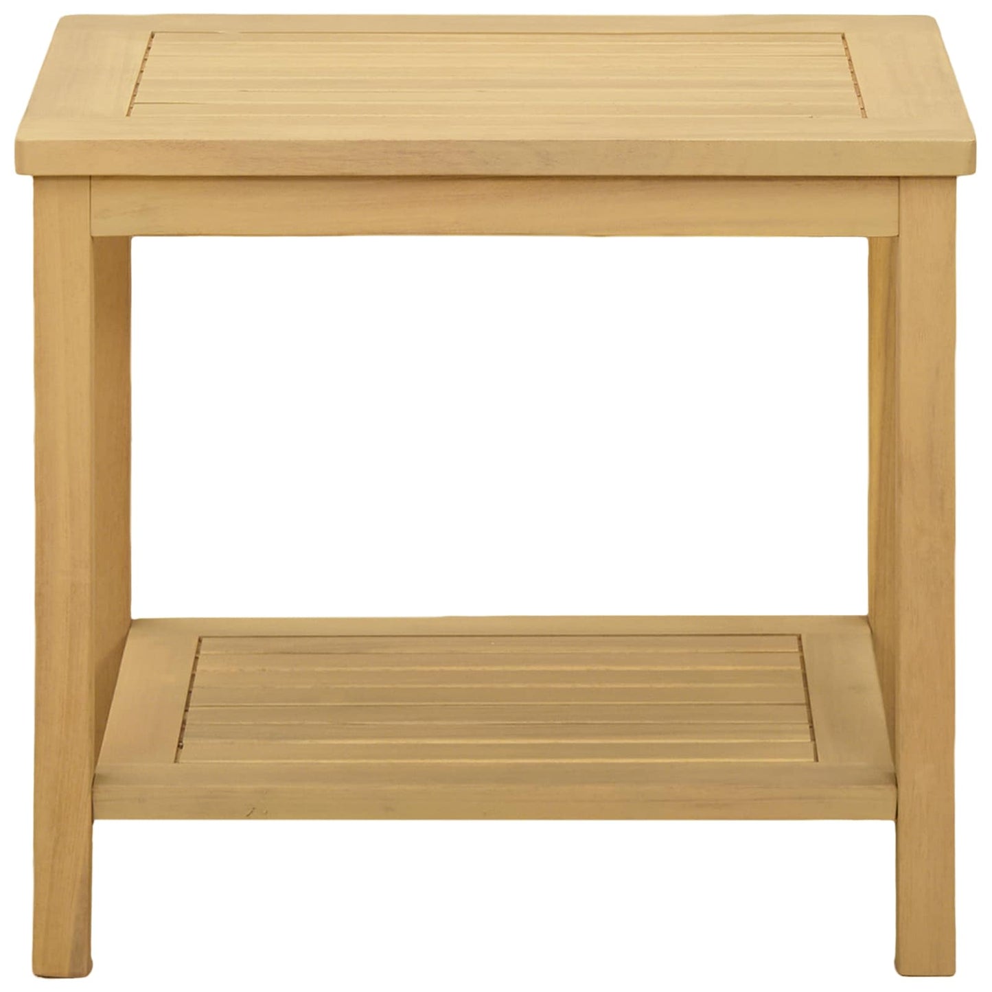 Side Table Oil Natural 50 x 35 x 45 cm Solid Acacia Wood