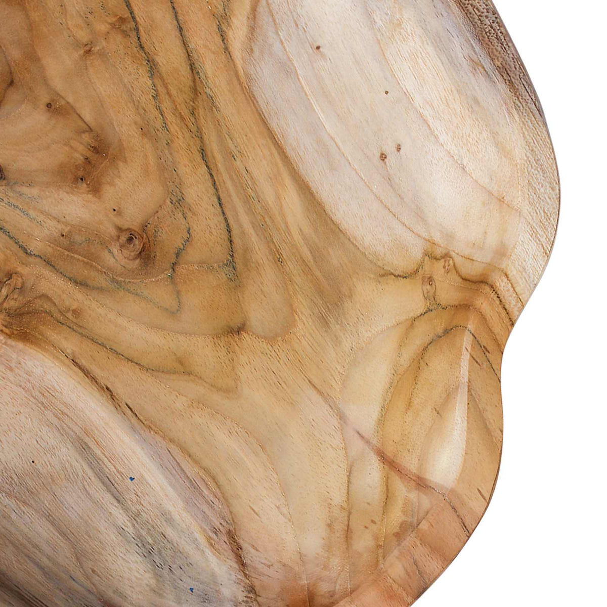 Fruit Bowl JEPARA Ø 30 cm Teak Brown Solid Teak Wood