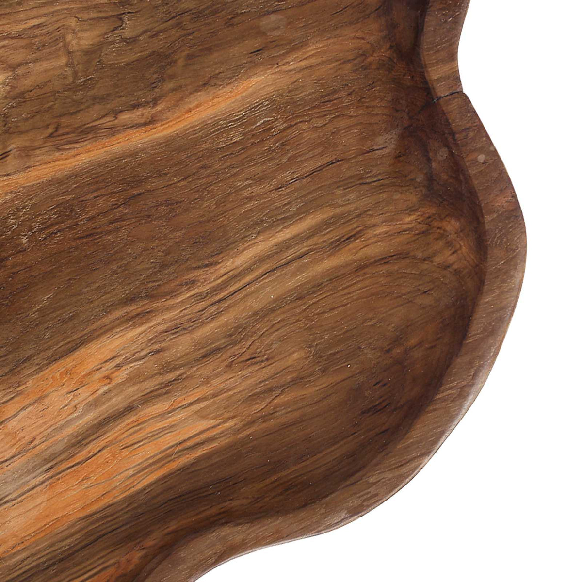 Fruit Bowl JEPARA Ø 50 cm Teak Brown Solid Teak Wood