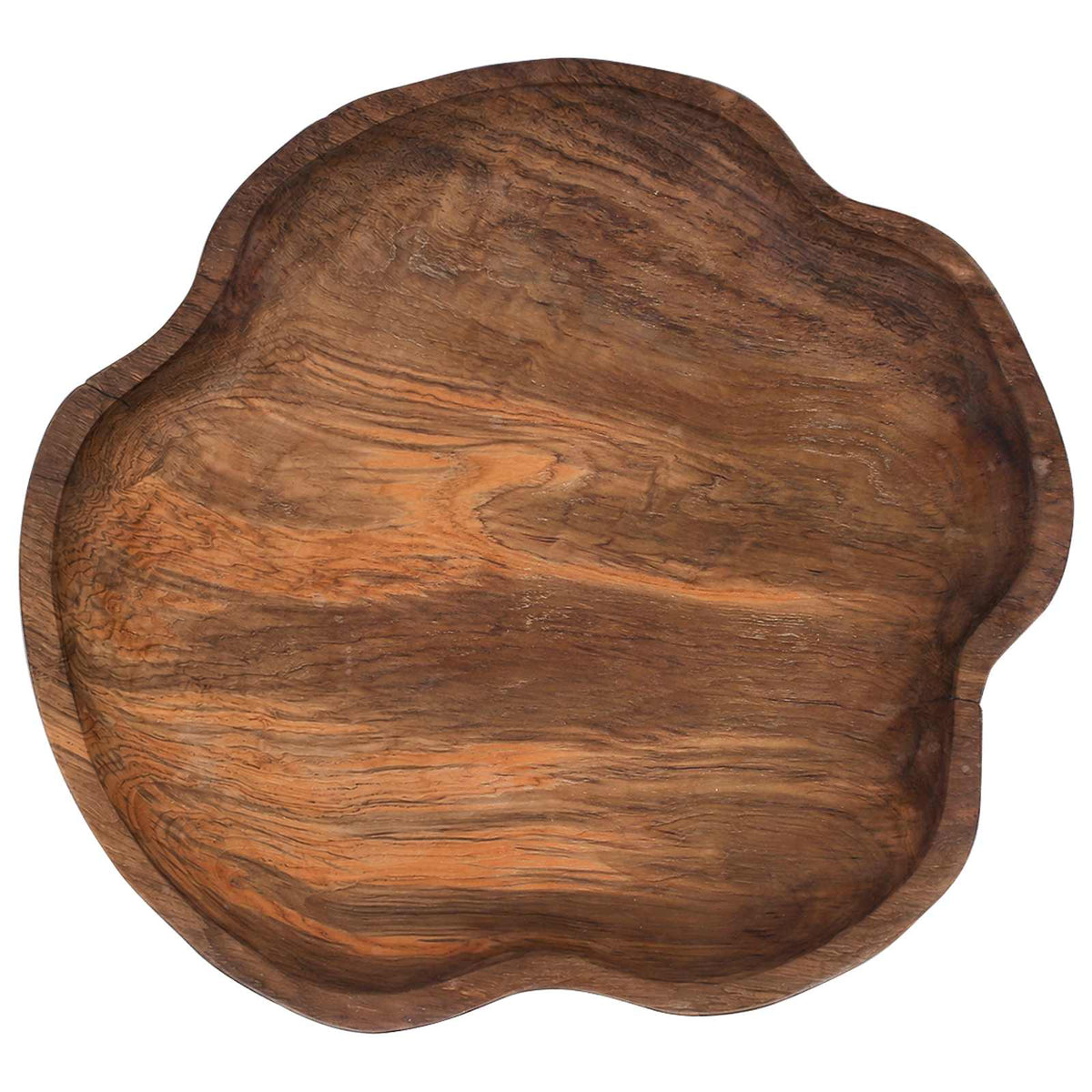Fruit Bowl JEPARA Ø 50 cm Teak Brown Solid Teak Wood