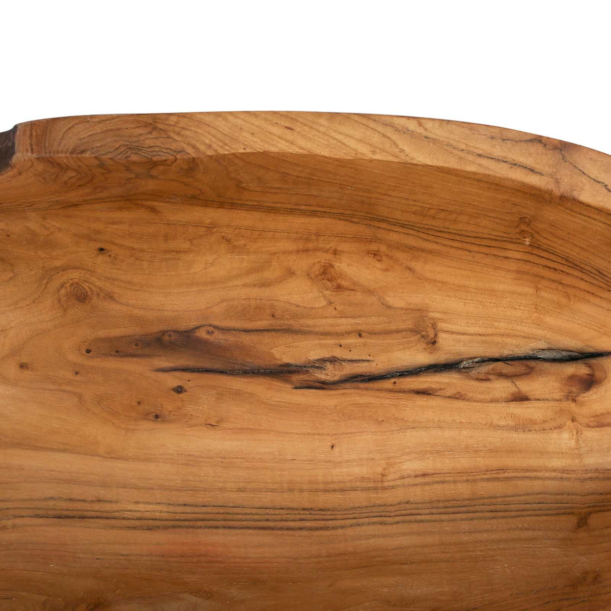 Fruit Bowl JEPARA Teak Brown 61 x 21 x 11 cm