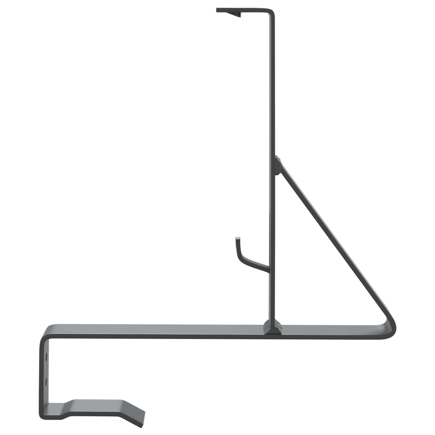 Snow Guard Support 2 pcs Anthracite 29.5 x 3 x 34.5 cm Steel