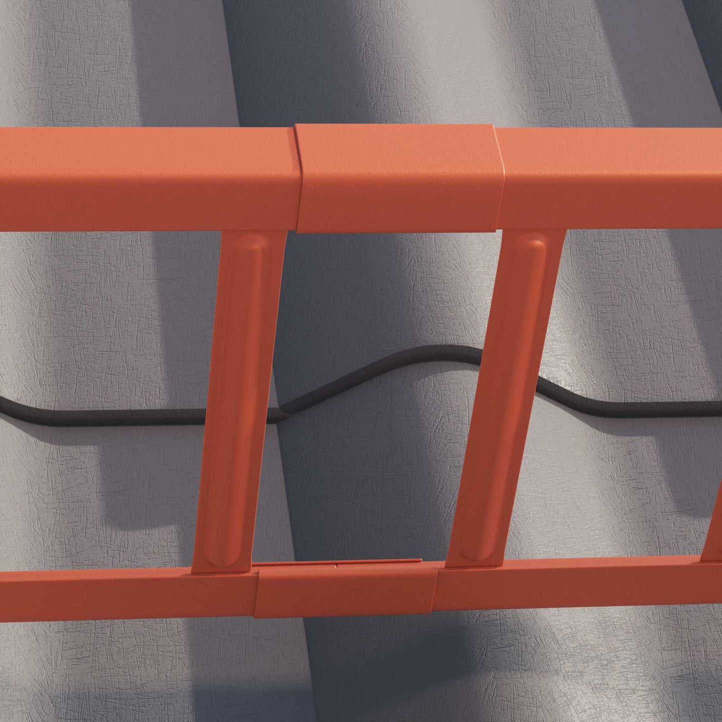 Red 100 x 2.5 x 20 cm Steel