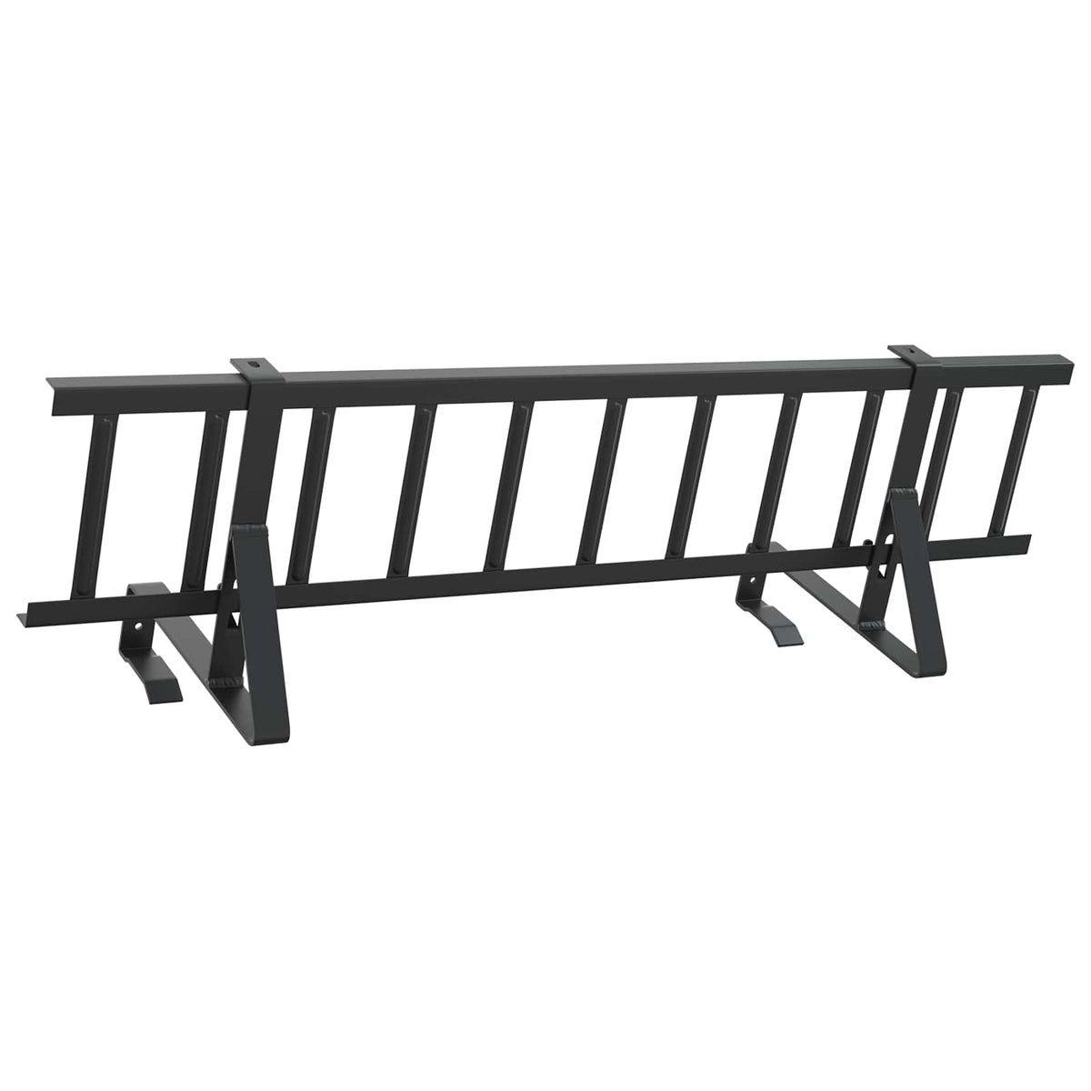 Roof Snow Guard Black 800 x 29.5 x 34.5 cm Steel
