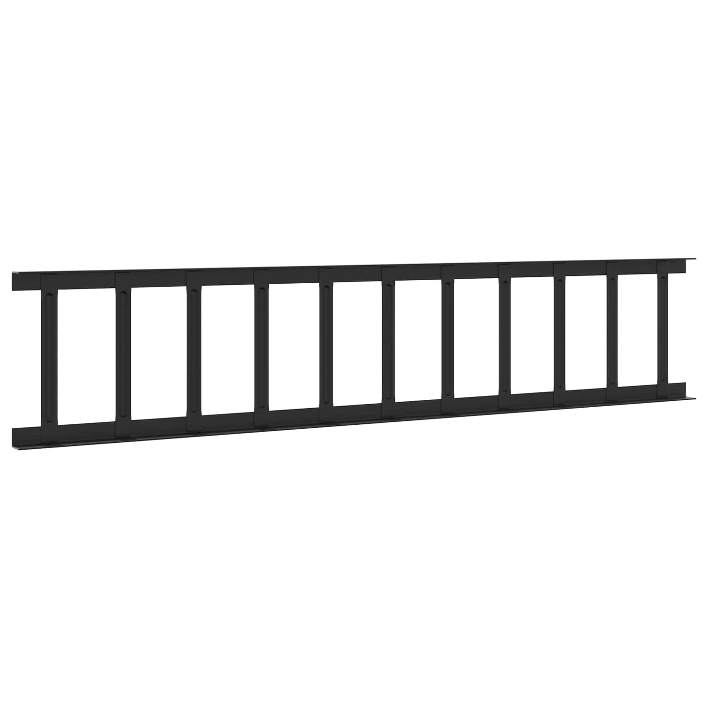 Black 300 x 2.5 x 20 cm Steel