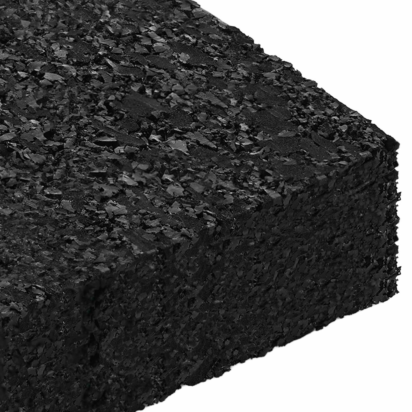 Rubber Granulate Patio Pad 25 pcs Black 9 x 6 x 2 cm Rubber