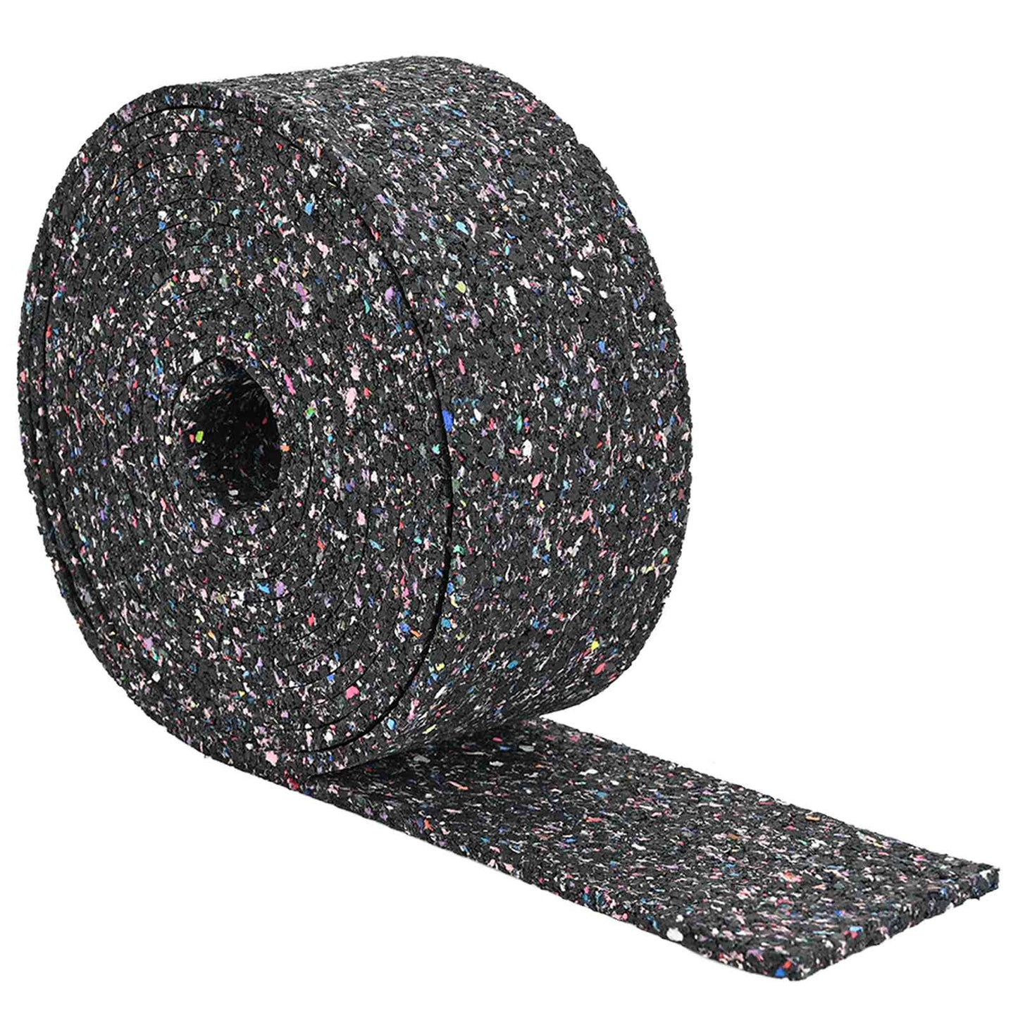 Rubber Granulate Roll Black 500 x 10 x 0.6 cm Rubber
