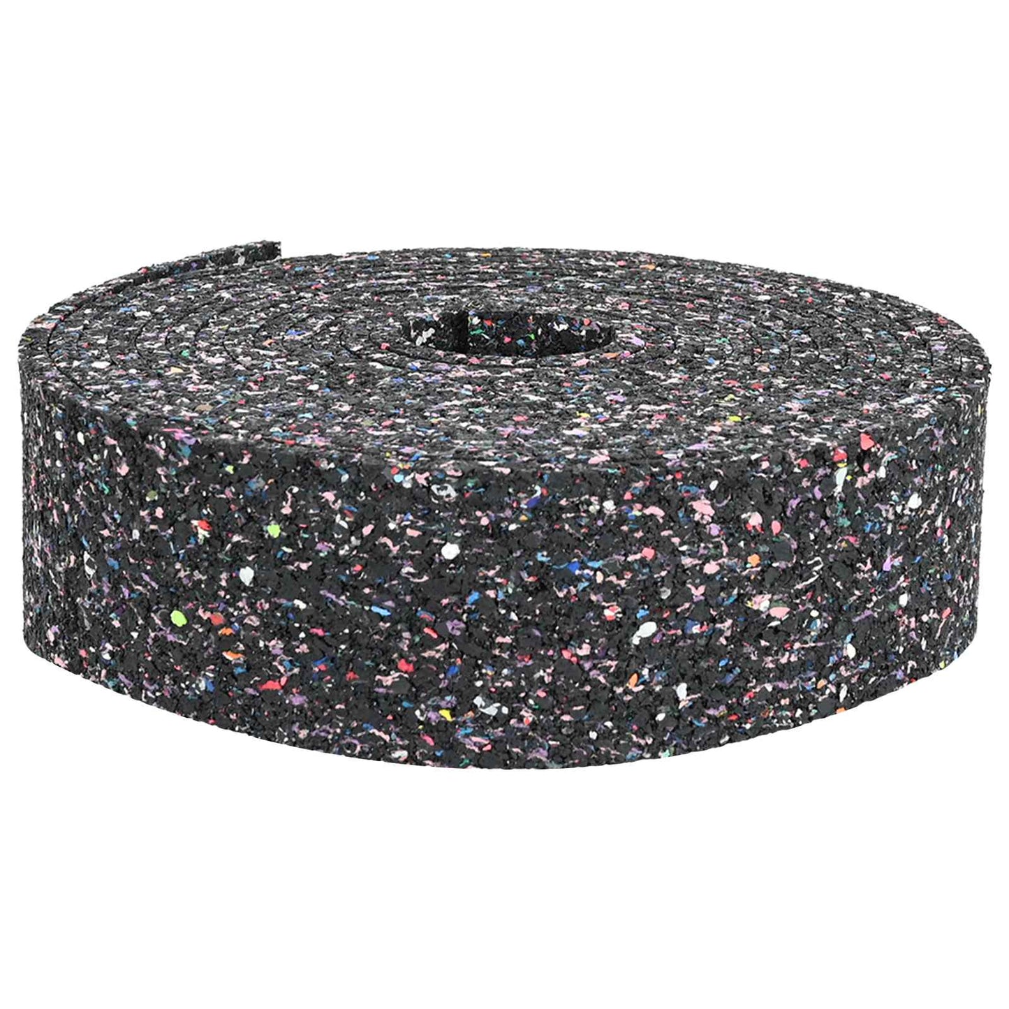 Rubber Granulate Roll Black 500 x 10 x 0.6 cm Rubber