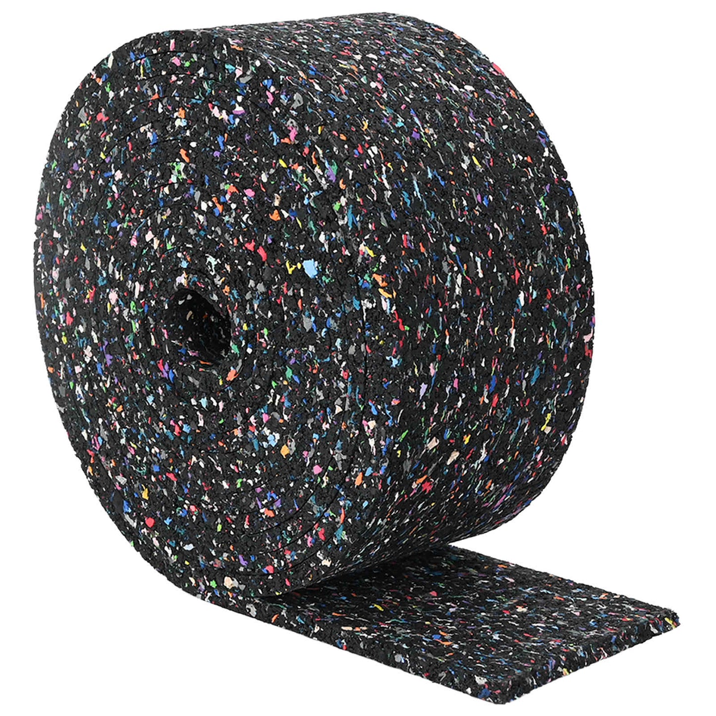 Rubber Granulate Roll Black 1000 x 10 x 0.6 cm Rubber