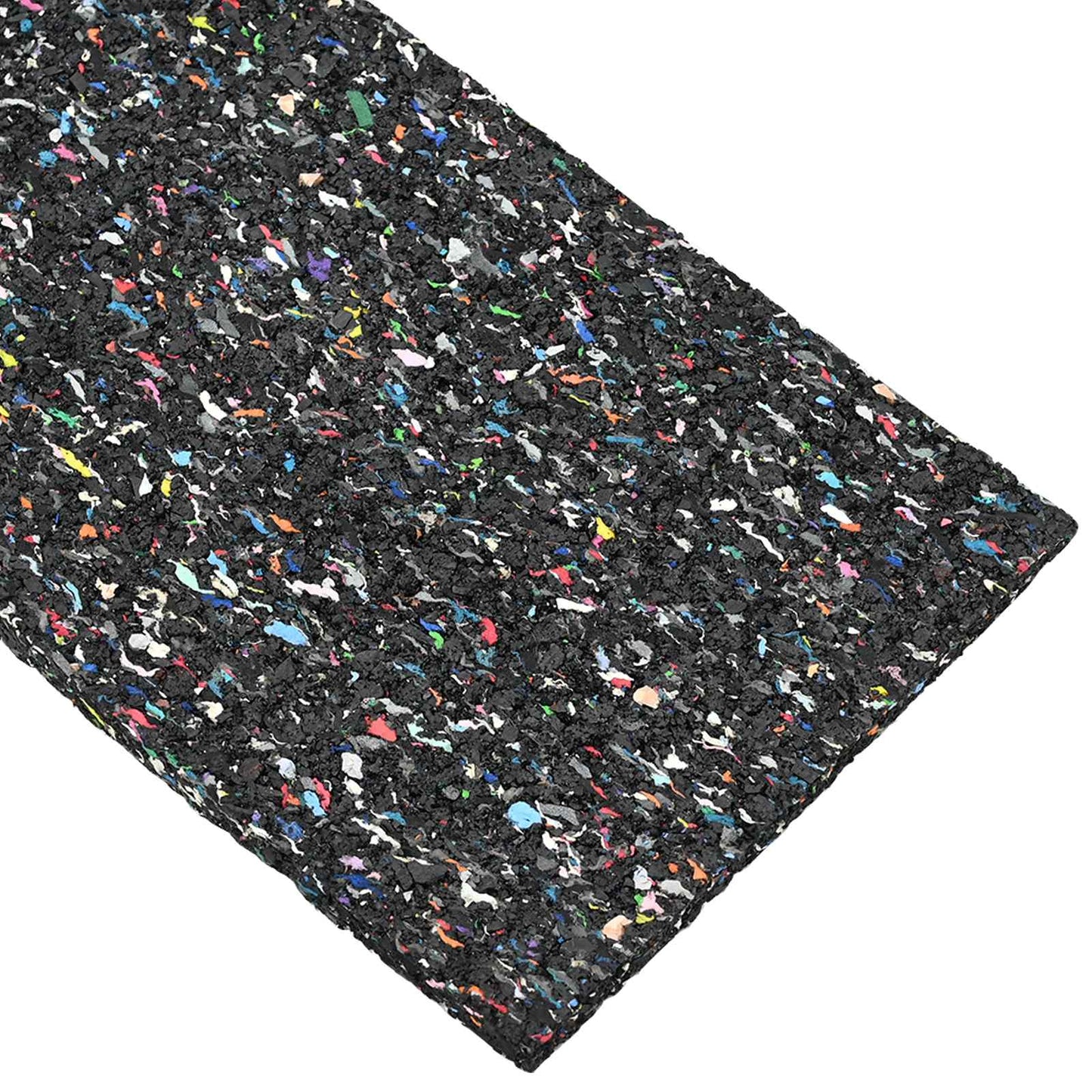 Rubber Granulate Roll Black 200 x 10 x 1 cm Rubber