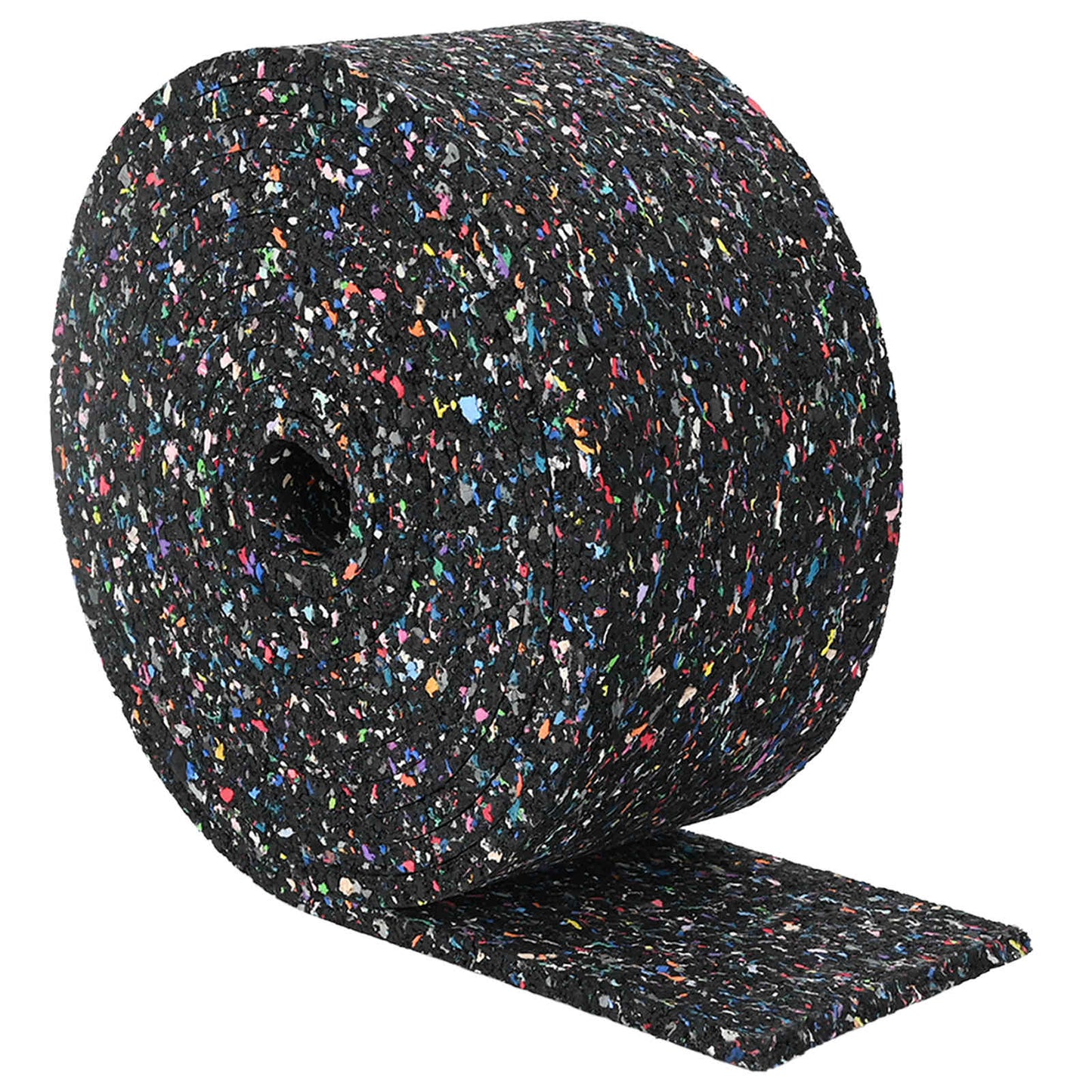 Rubber Granulate Roll Black 1000 x 12 x 0.6 cm Rubber