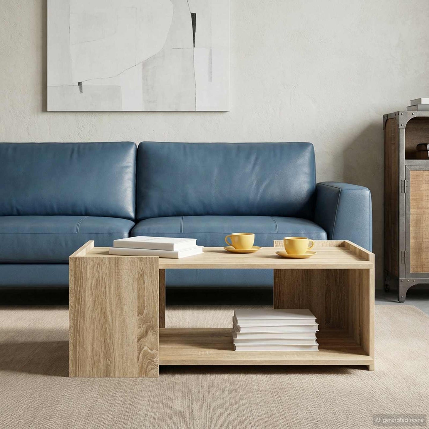 Coffee Table Sonoma Oak 90 x 50 x 33 cm Engineered Wood