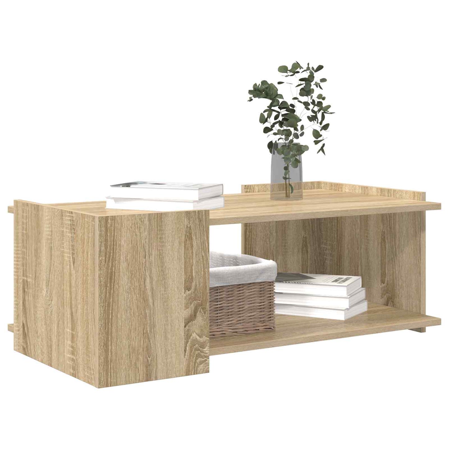 Coffee Table Sonoma Oak 90 x 50 x 33 cm Engineered Wood