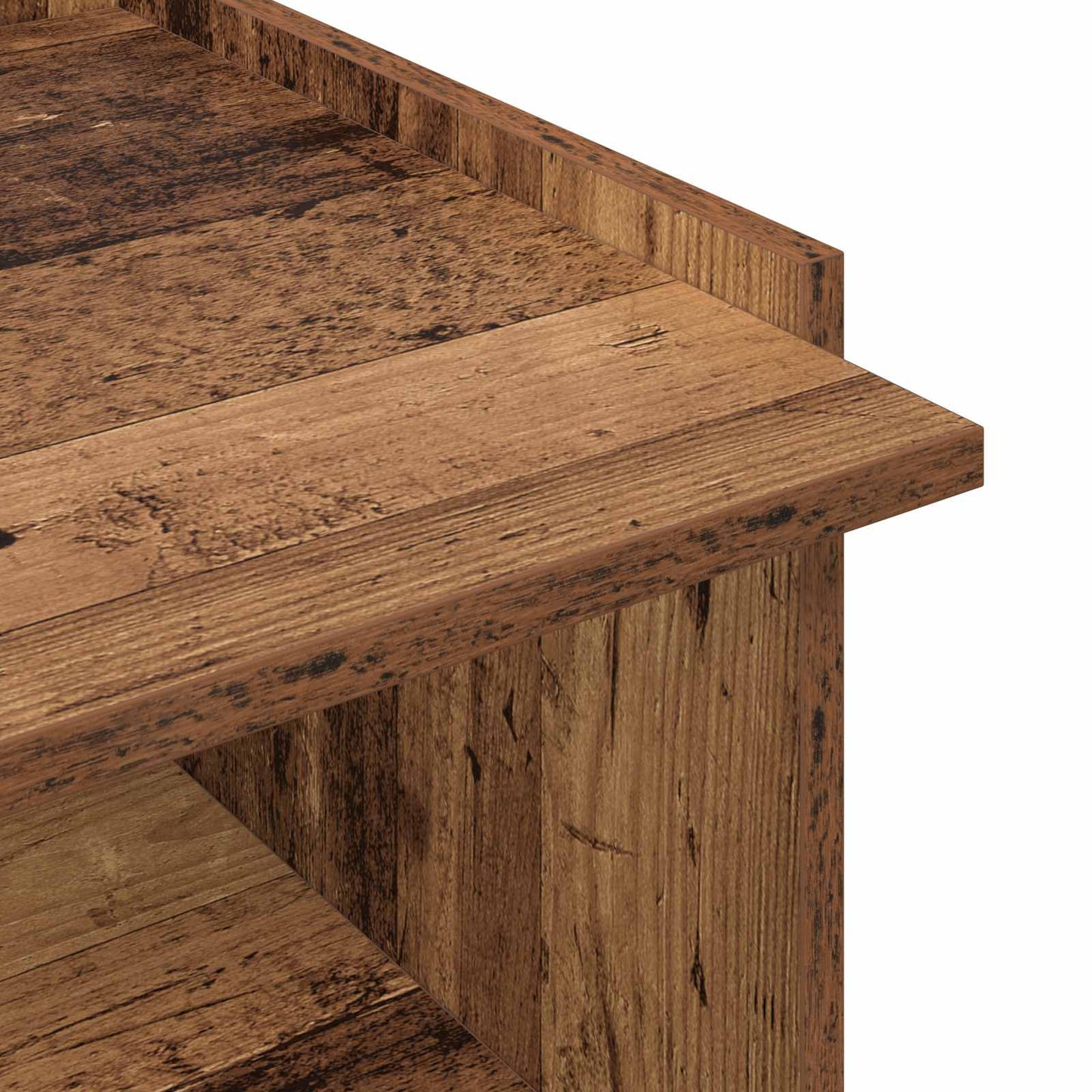 Coffee Table Old Wood 90 x 50 x 33 cm Engineered Wood
