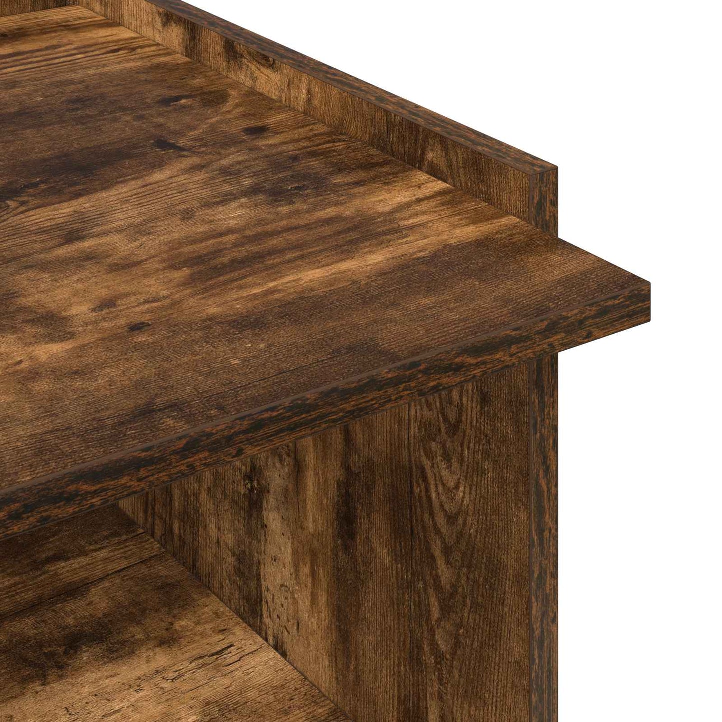 Coffee Table Smoked Oak 50.5 x 50 x 33 cm Engineered Wood