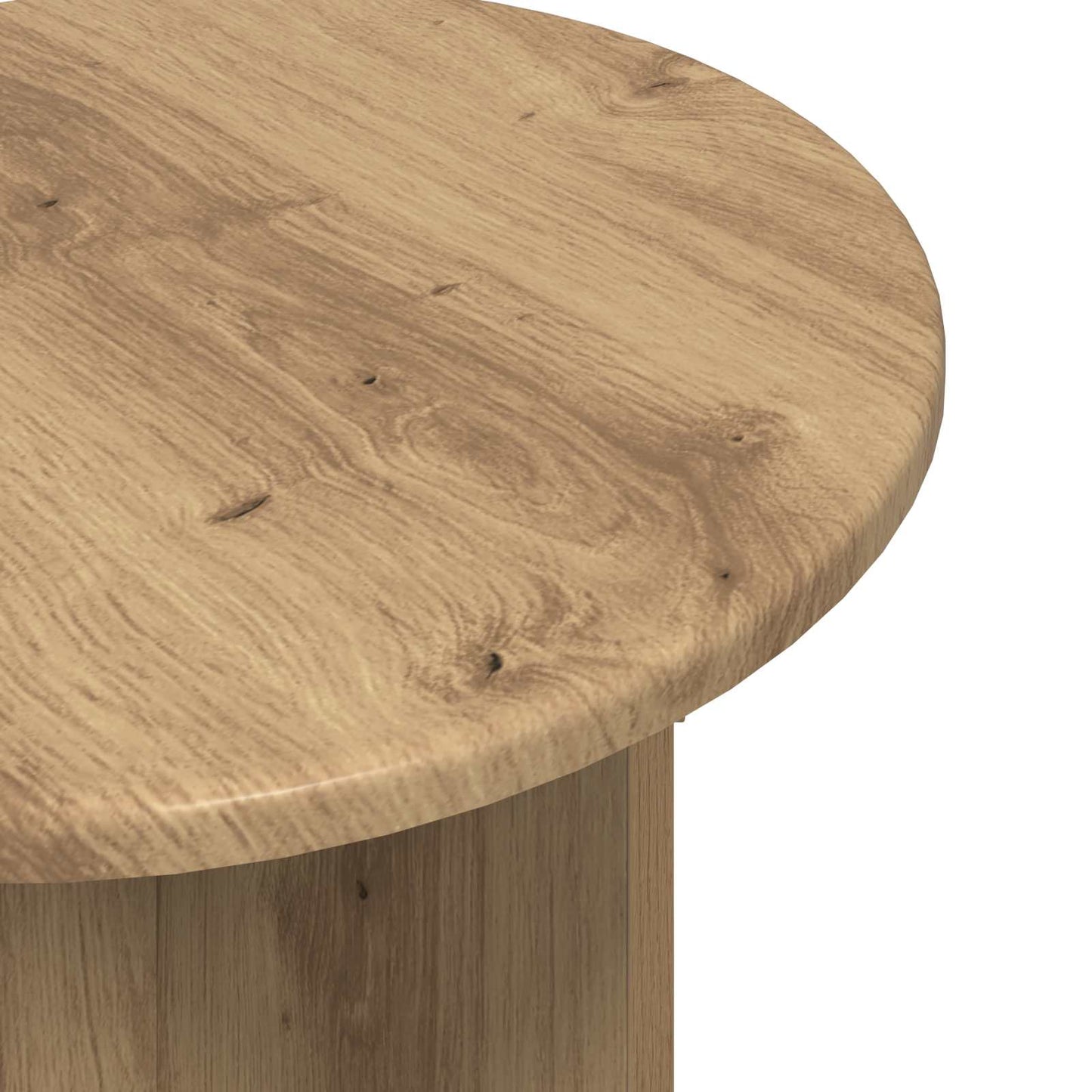 Side Table Set 2 pcs Artisan Oak Ø 45 x 45 cm Engineered Wood