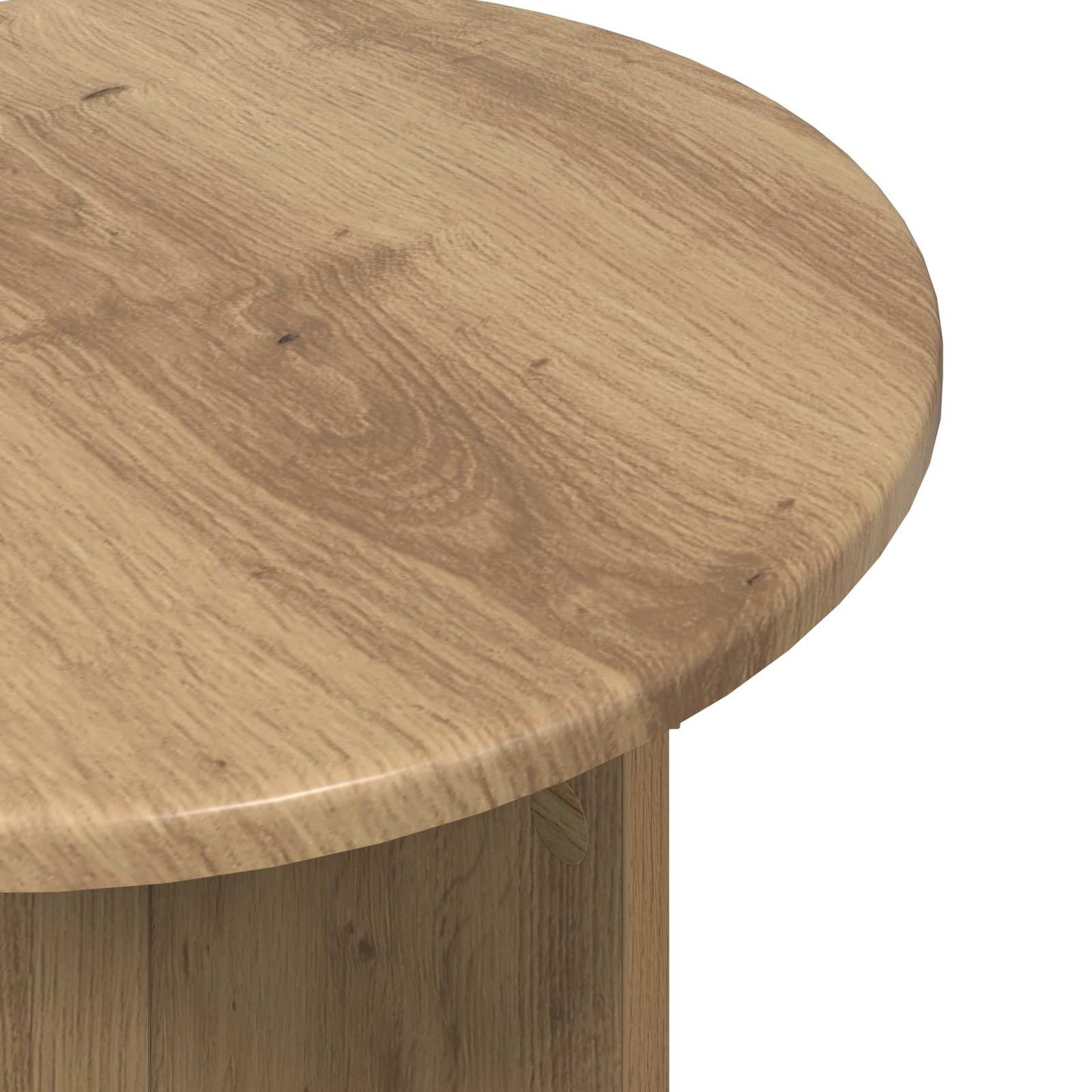Side Table Set 2 pcs Artisan Oak Ø 45 x 35 cm Engineered Wood