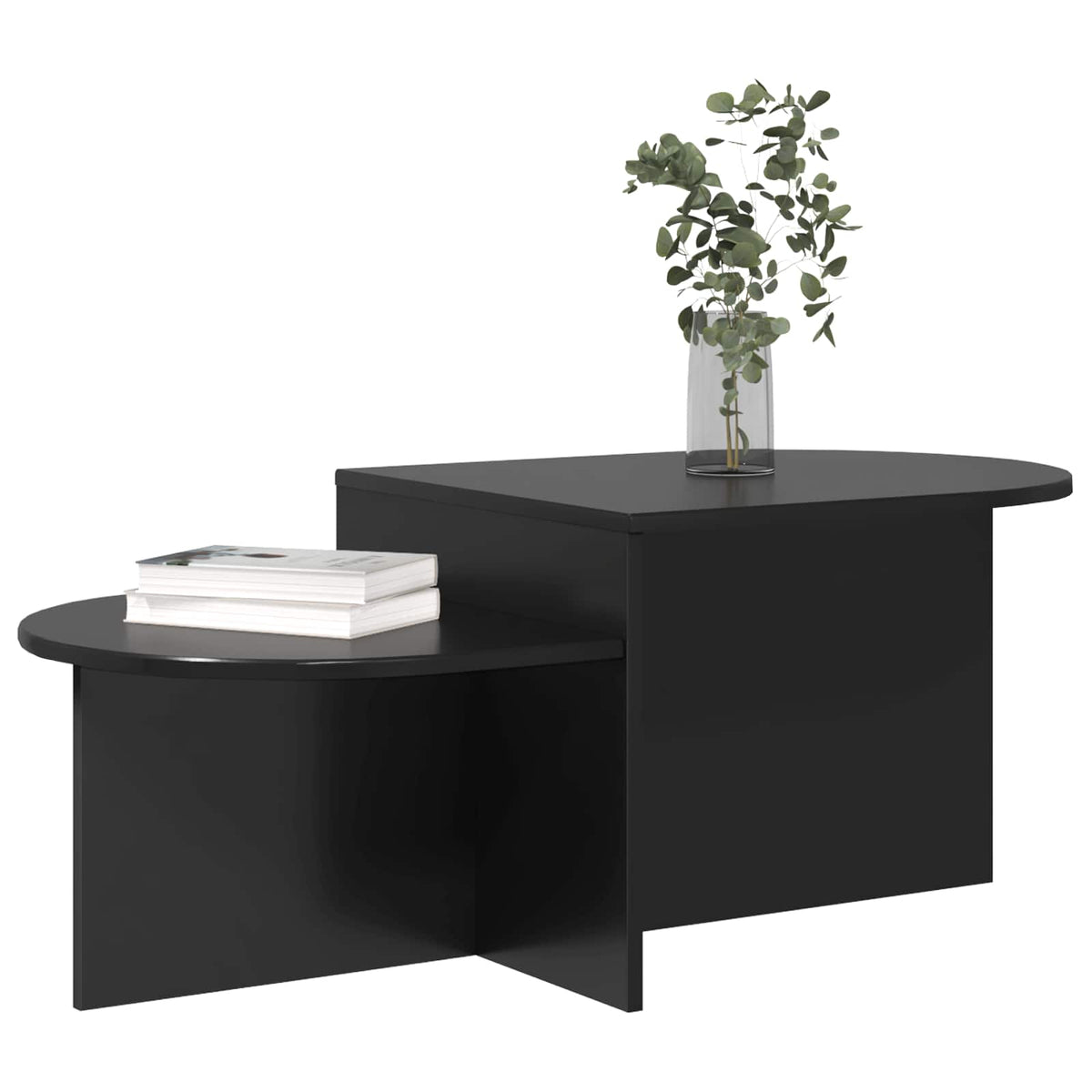 Coffee Table Black 100 x 50 x 40 cm Engineered Wood