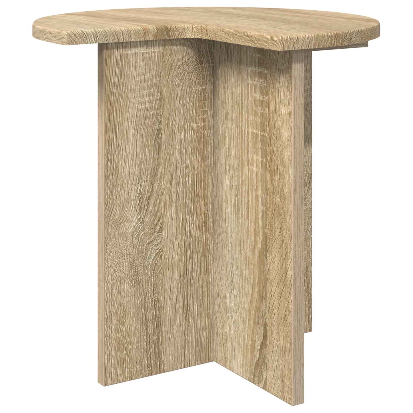 Side Table Sonoma Oak Ø 39 x 38 cm Engineered Wood