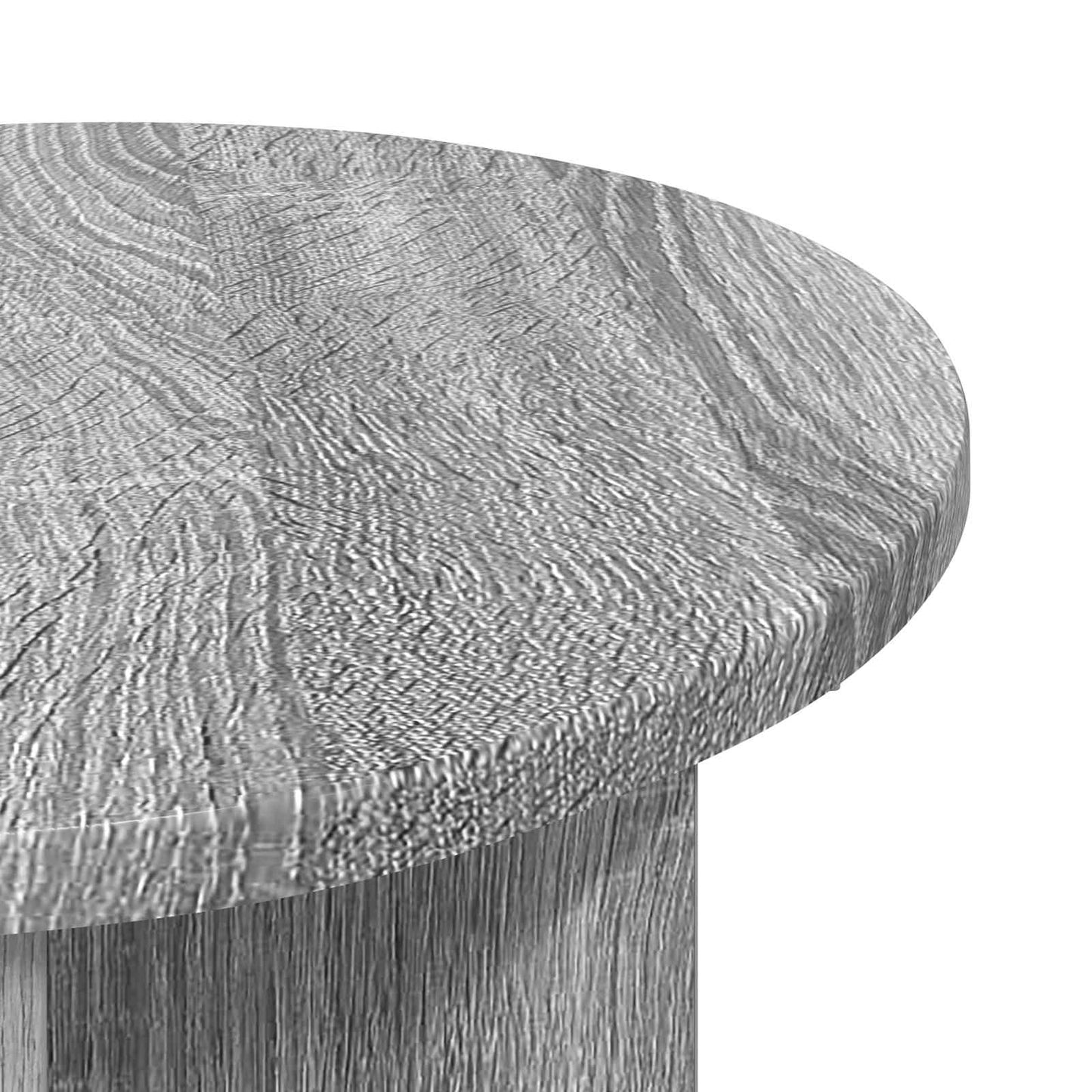 Side Table 2 pcs Grey Sonoma Ø 39 x 38 cm Engineered Wood