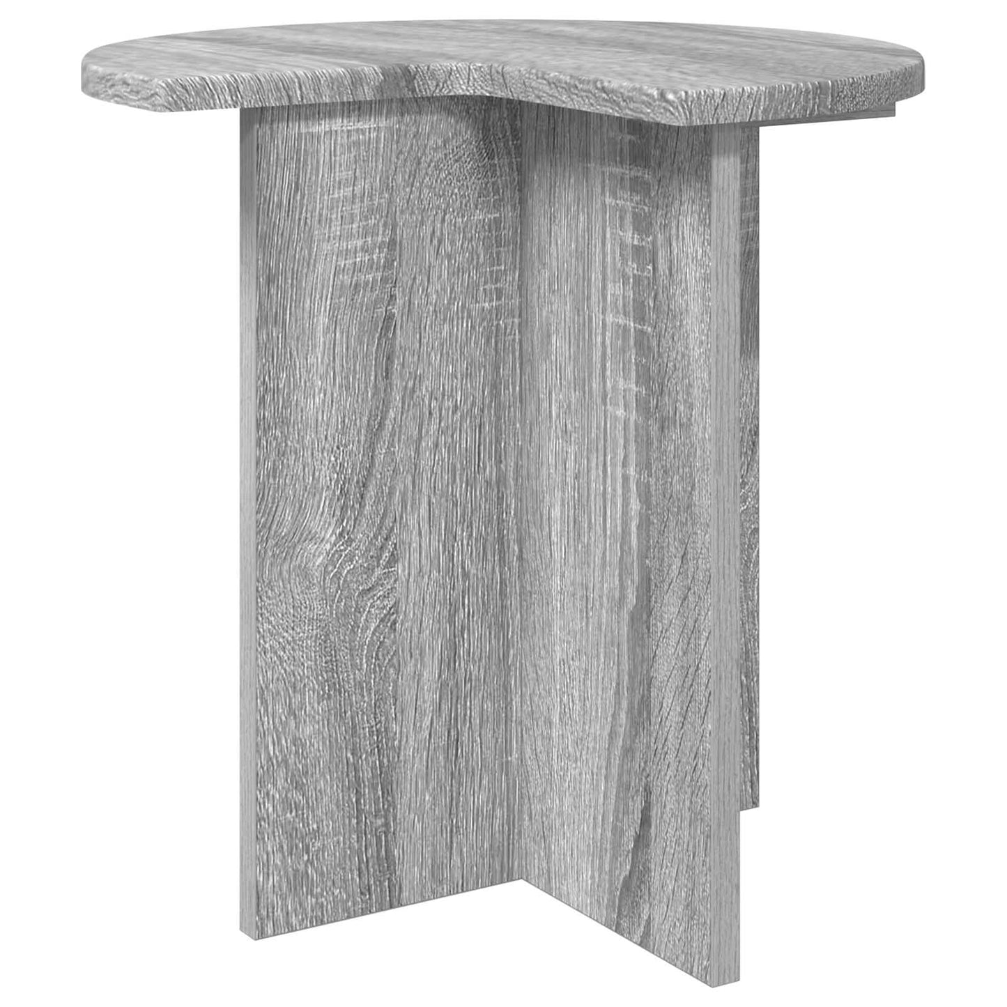 Side Table 2 pcs Grey Sonoma Ø 39 x 38 cm Engineered Wood