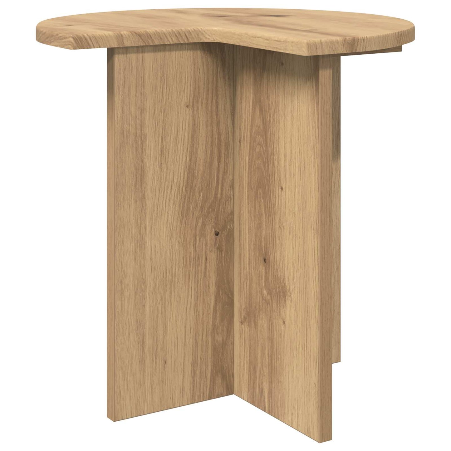 Side Table Artisan Oak Ø 39 x 38 cm Engineered Wood