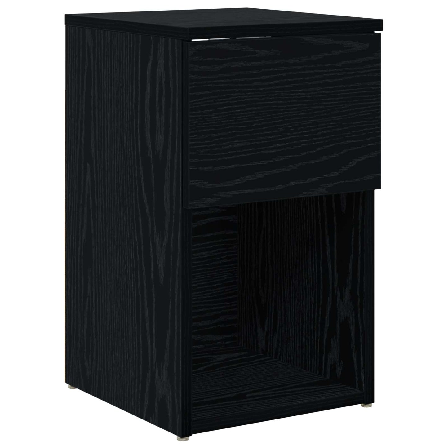 Bed Cabinet 2 pcs Black Oak 29 x 31.5 x 49 cm Engineered Wood