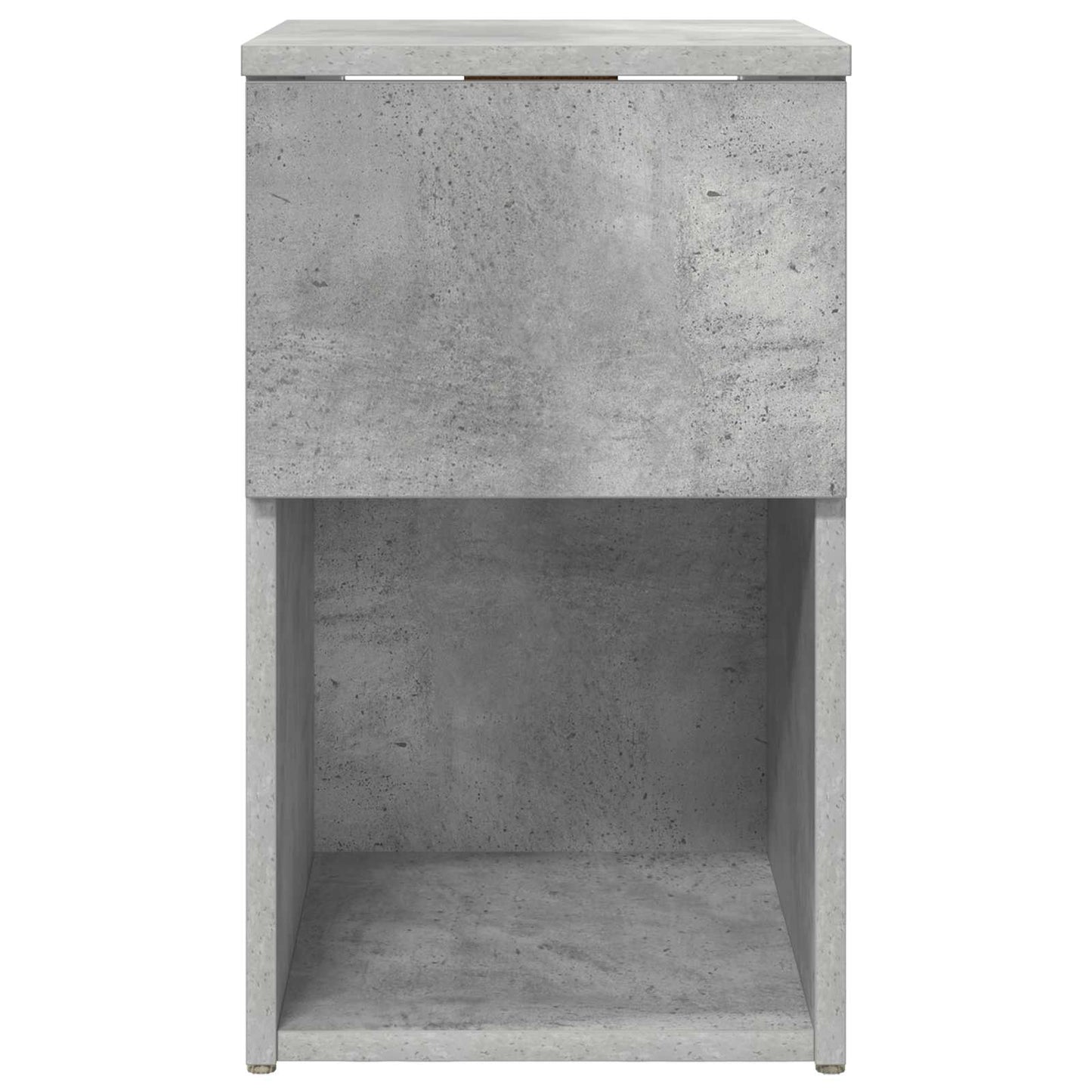 Bed Cabinet Concrete Grey 29 x 31.5 x 49 cm Engineered Wood