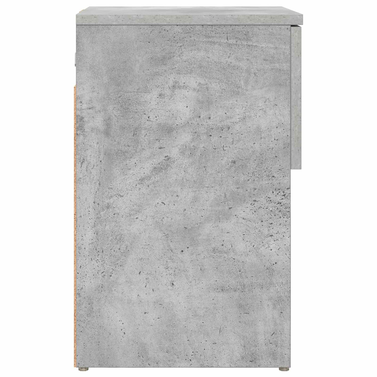 Bed Cabinet Concrete Grey 29 x 31.5 x 49 cm Engineered Wood
